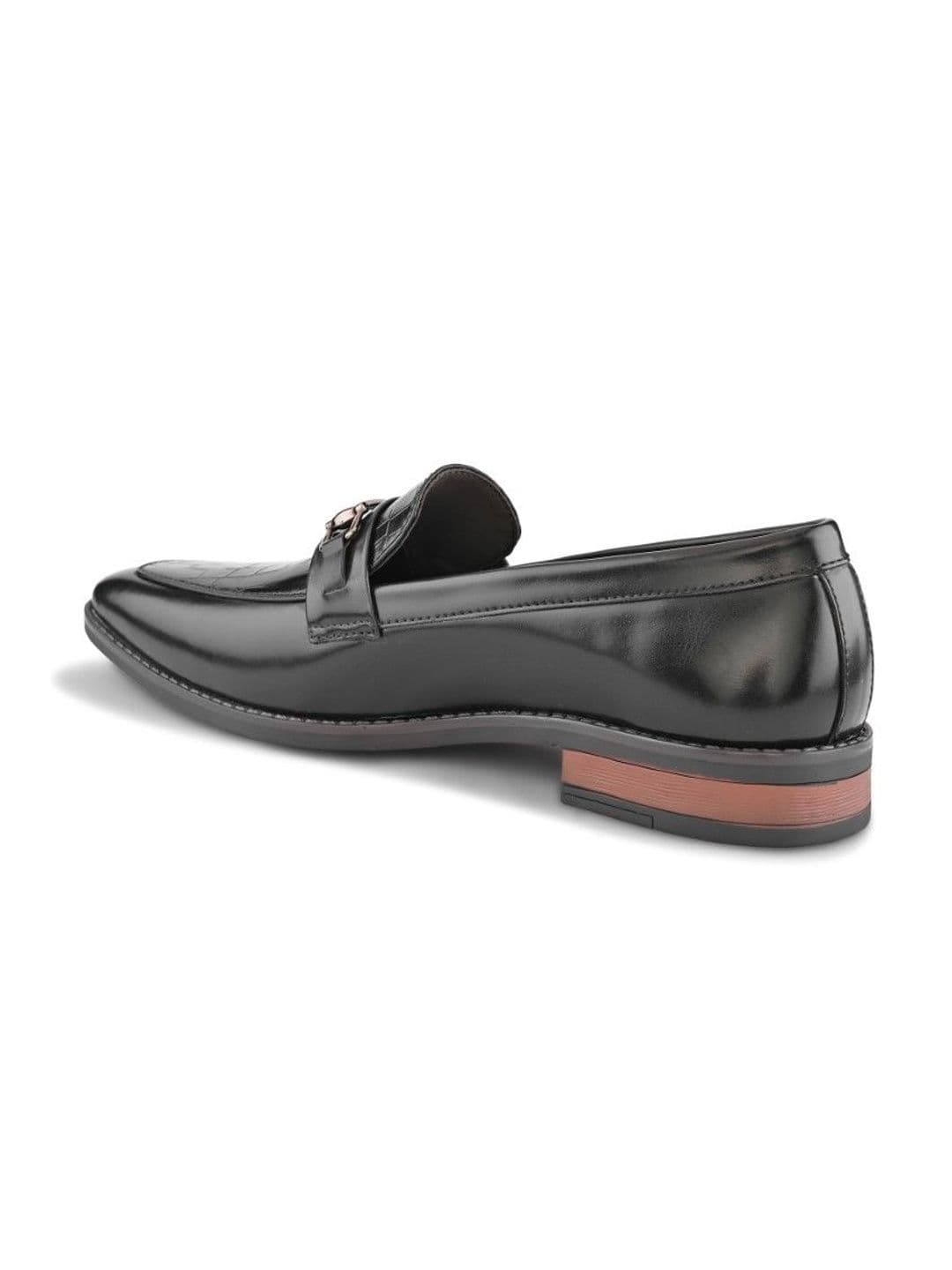 San Frissco Men Synthetic Leather Round Toe Buckle Loafers Formal Shoes thumbnail 2