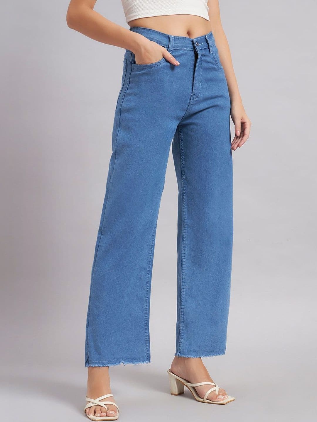 all about you Women Fredo Straight Fit Mid-Rise Stretchable Jeans thumbnail 6