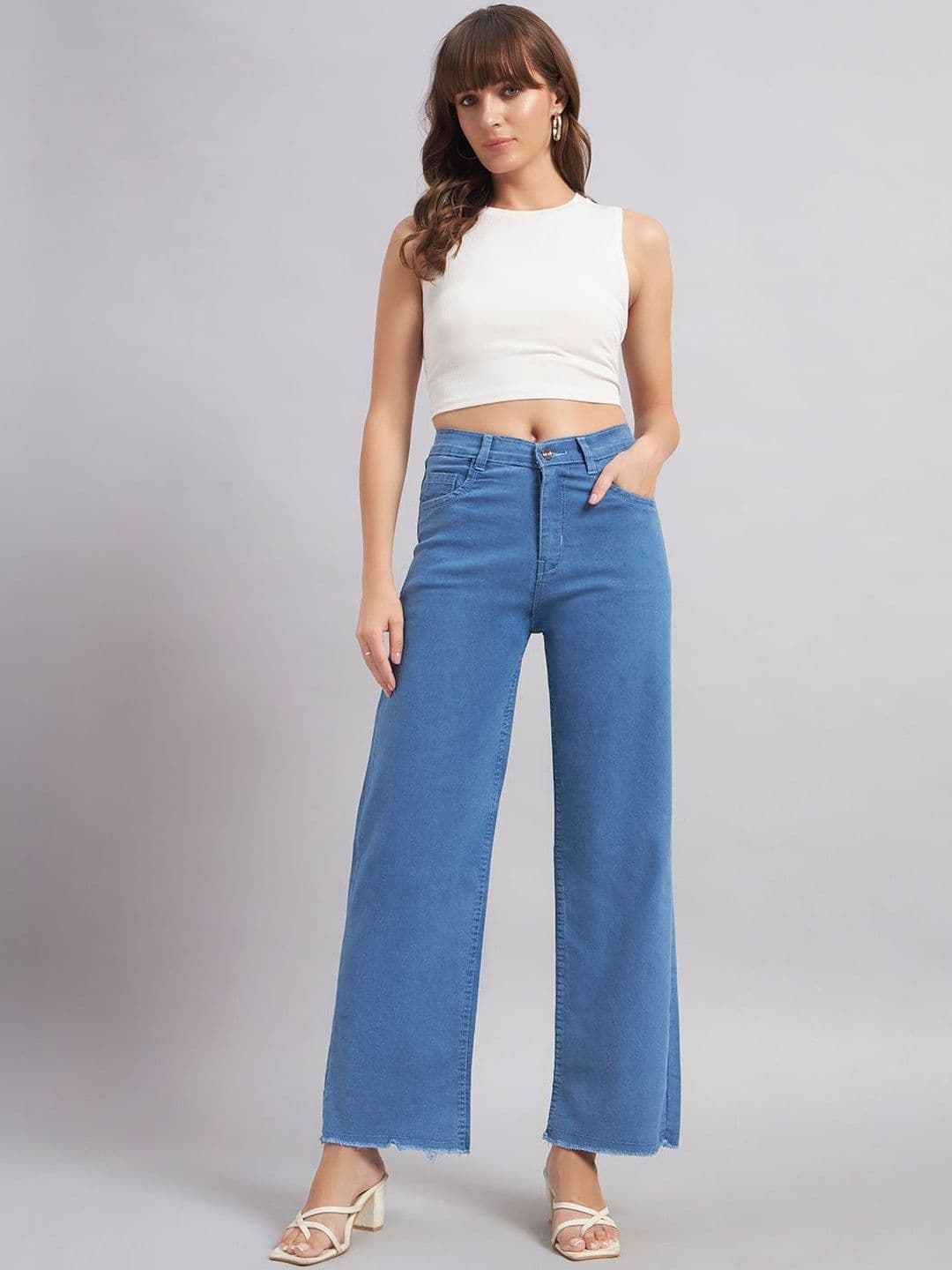 all about you Women Fredo Straight Fit Mid-Rise Stretchable Jeans thumbnail 4