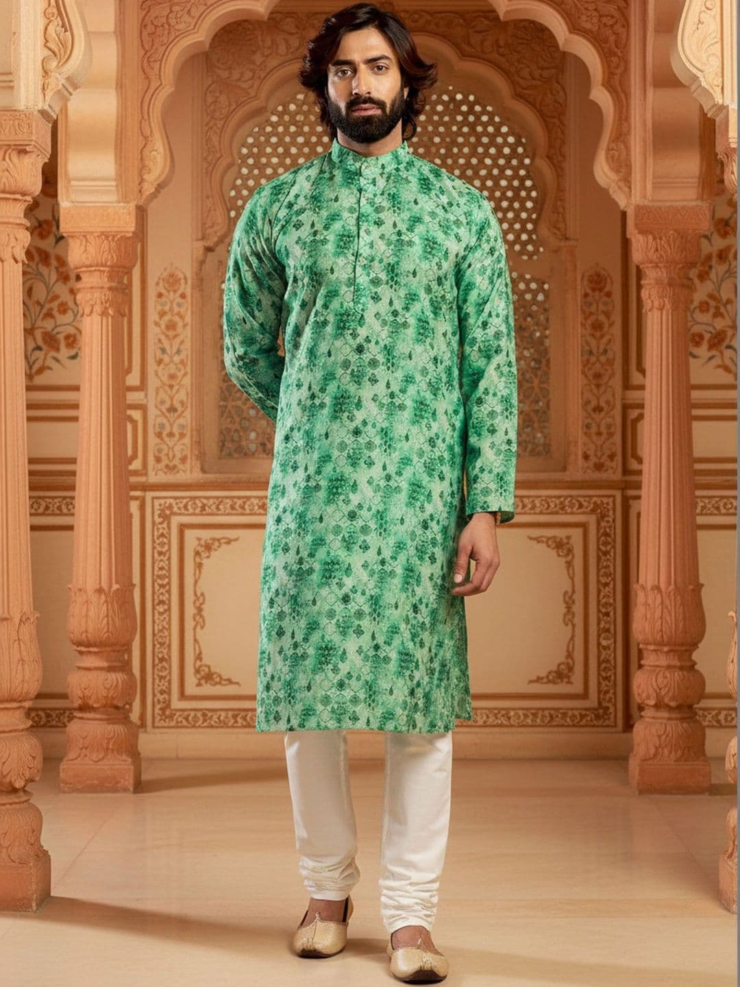 RANGRAAG Men Ethnic Motifs Printed Kurta
