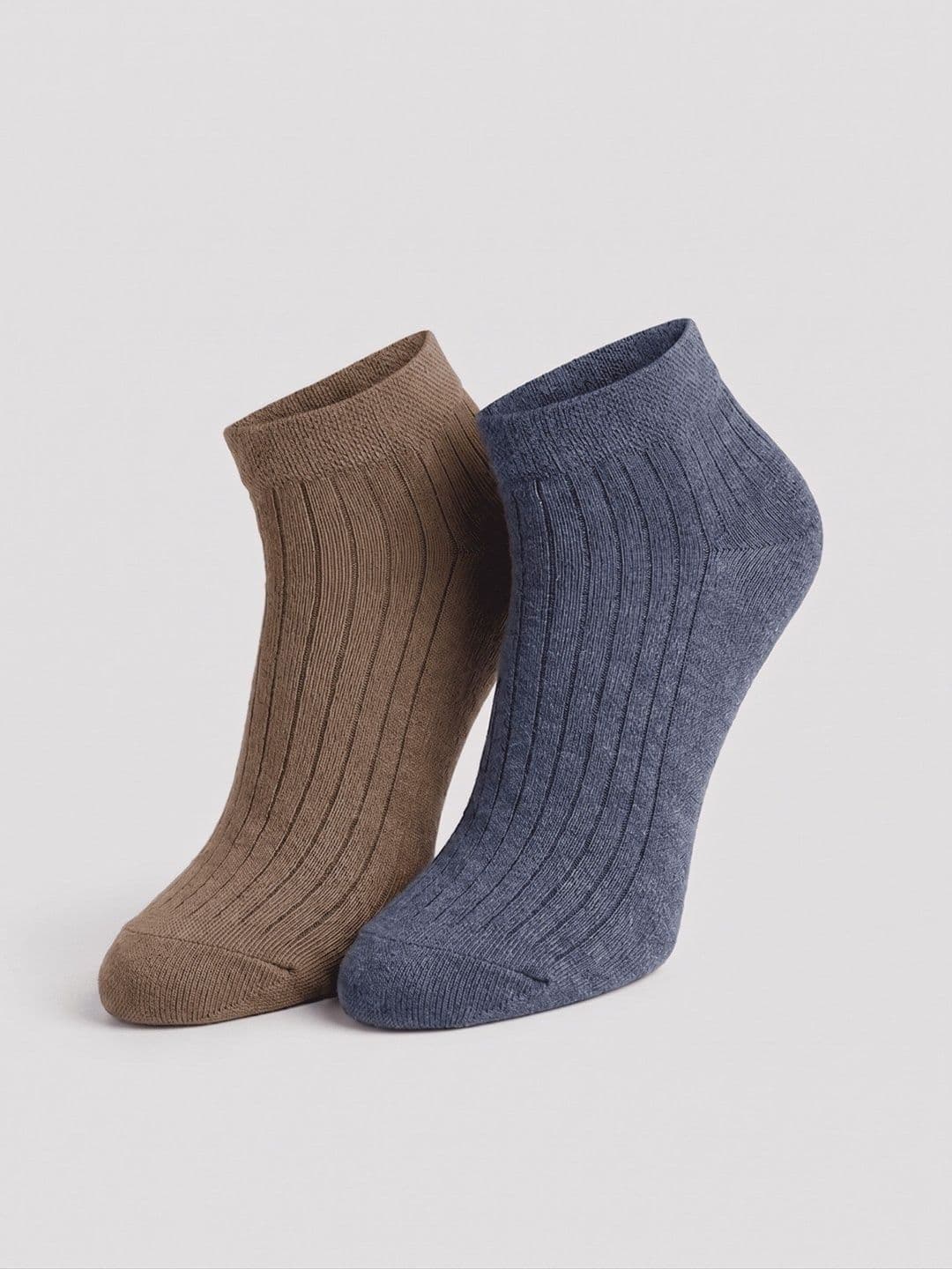 SZN Unisex Pack of 2 Cotton Assorted Patterned Ankle Length Socks - view 1