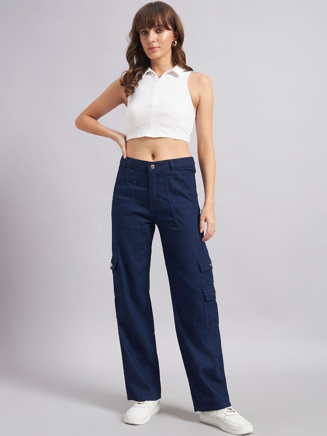 Mast & Harbour Women Comfort Relaxed Fit High-Rise Jeans thumbnail 4