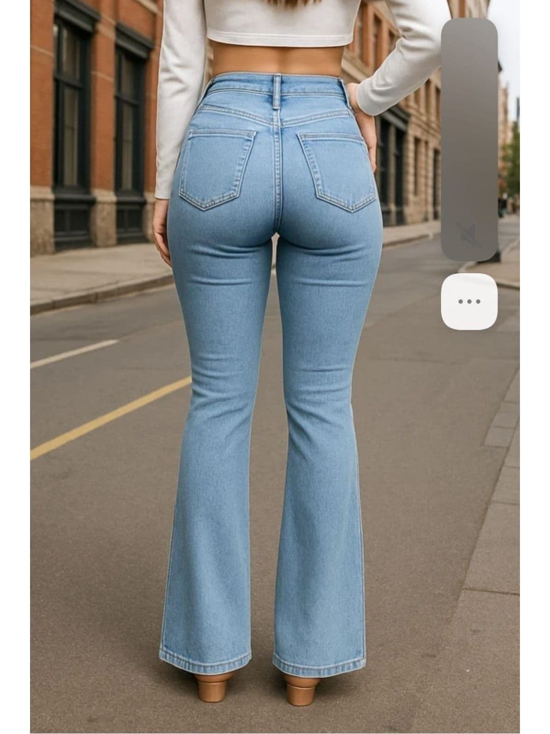 4WRD by Dressberry Women Bootcut High-Rise Stretchable Jeans thumbnail 3