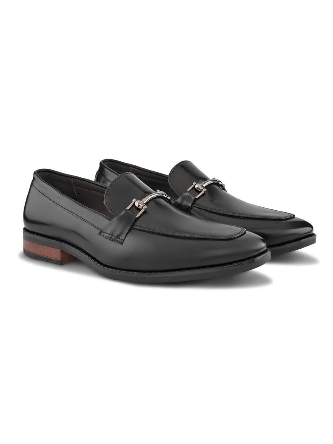 House of Pataudi Men Synthetic Leather Formal Loafers thumbnail 3