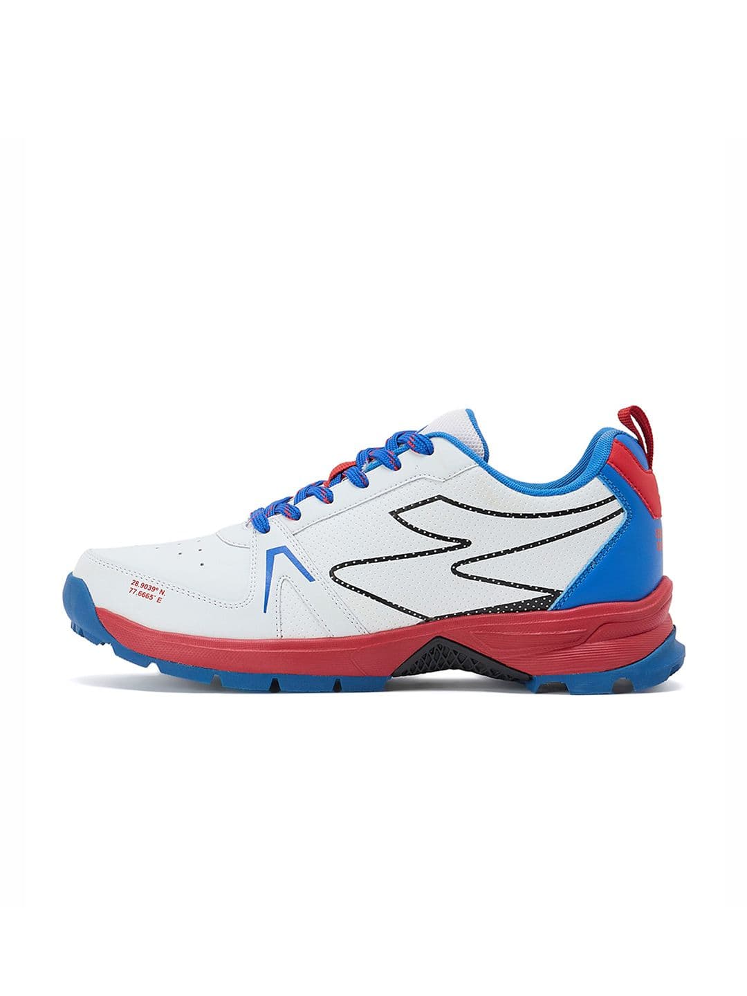 SG Scorer Edge Shoes White-Red - Supportive Cushioned Cricket Shoes thumbnail 6
