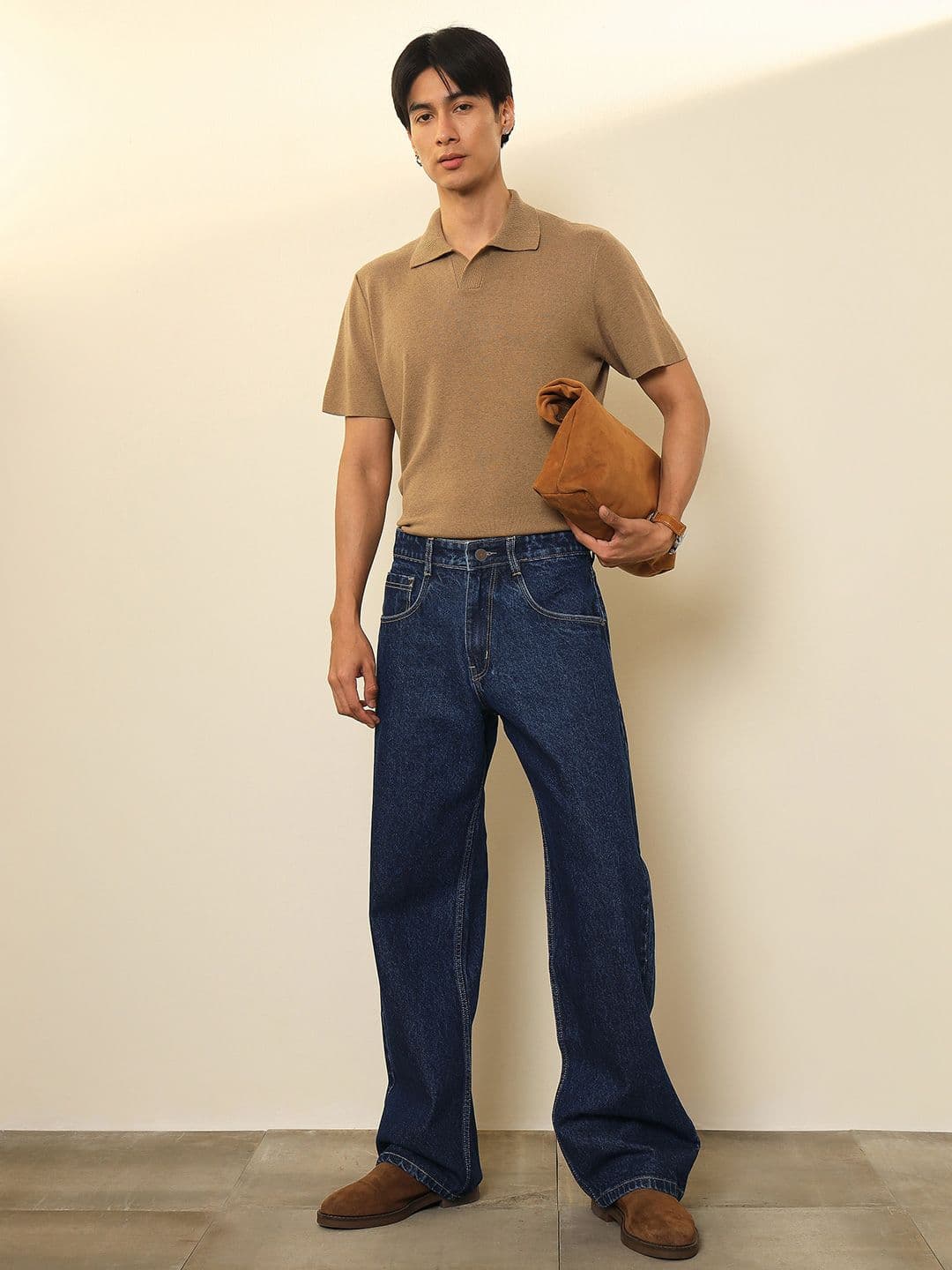MASCLN SASSAFRAS Men Regular Fit Mid-Rise Jeans thumbnail 5