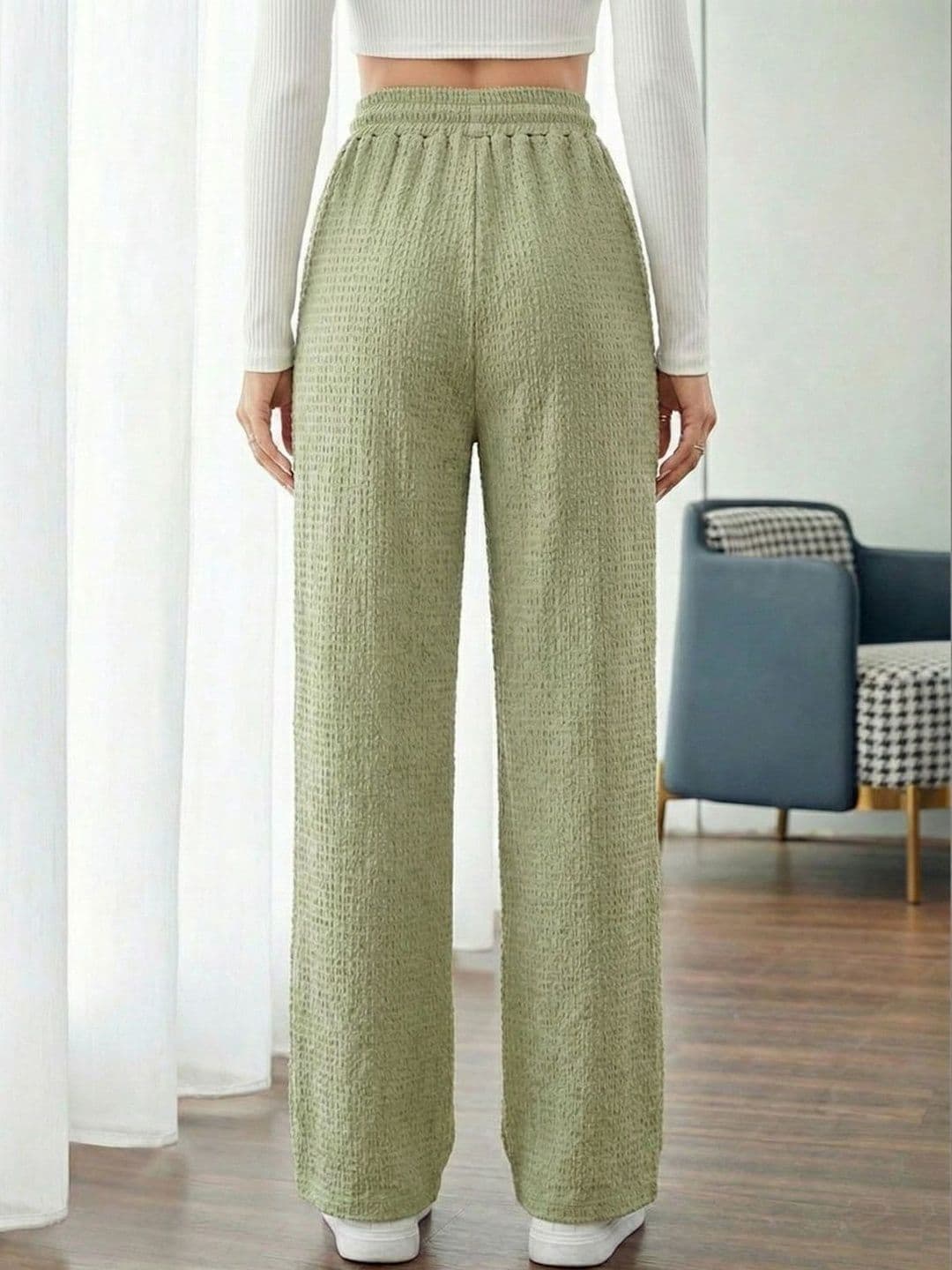 SAVYO Women Flared Palazzos thumbnail 2