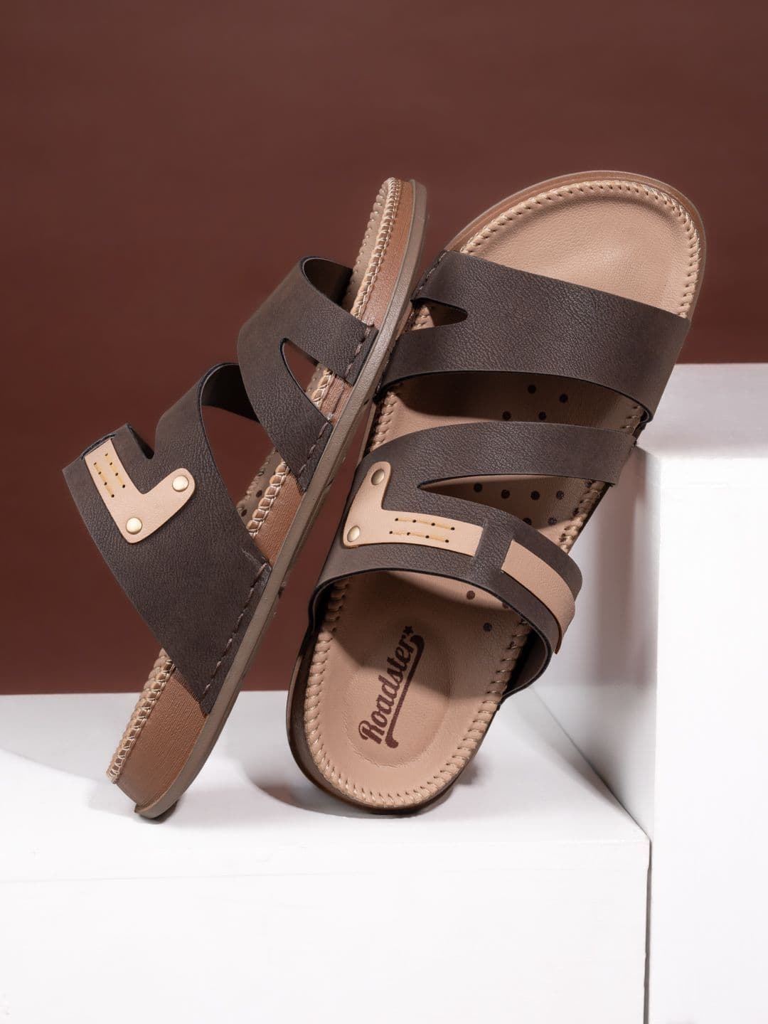The Roadster Lifestyle Co Men Lightweight Slip-On Comfort Sandals - view 1