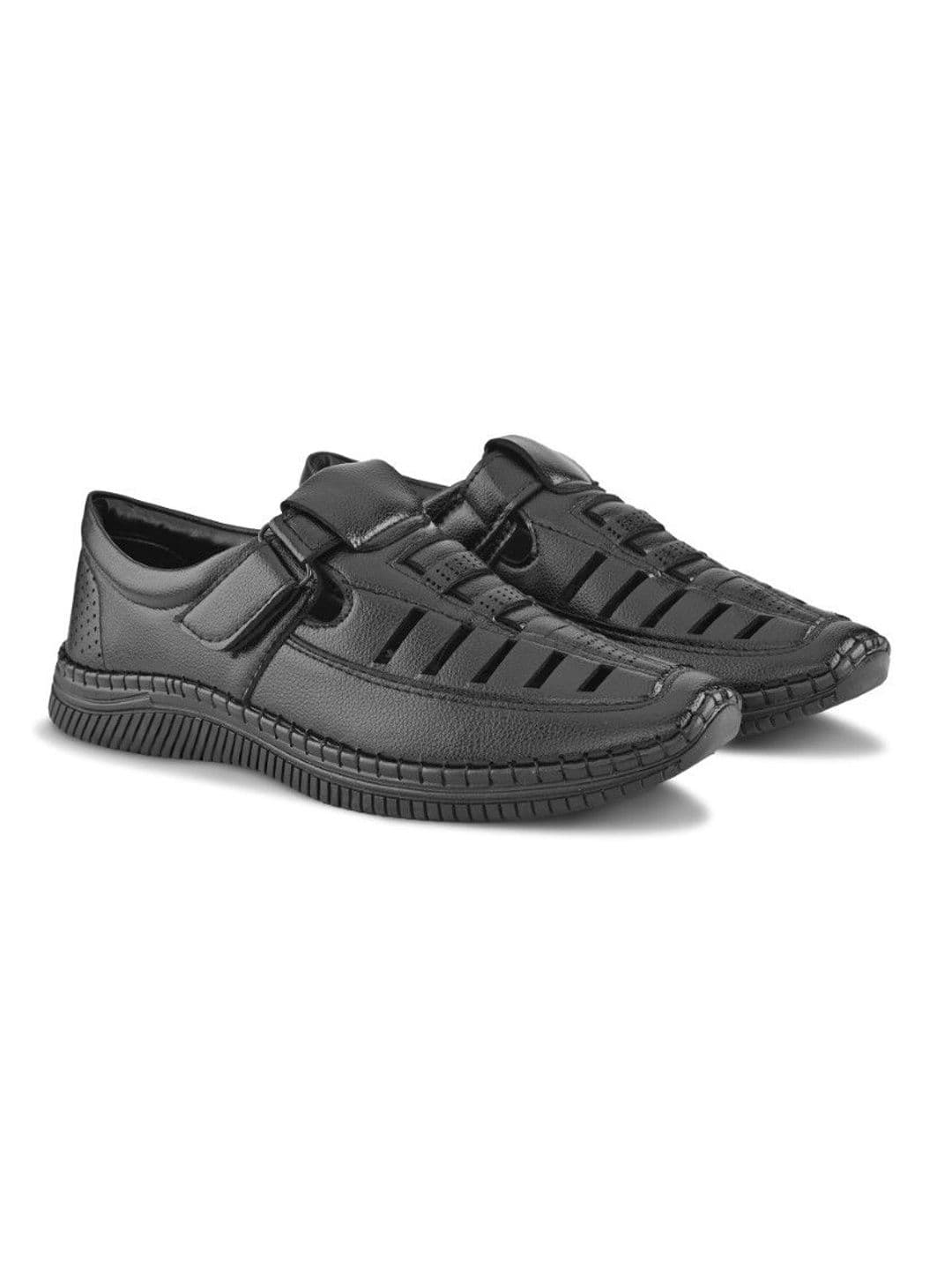 The Roadster Lifestyle Co Men Velcro Fisherman Sandals thumbnail 3