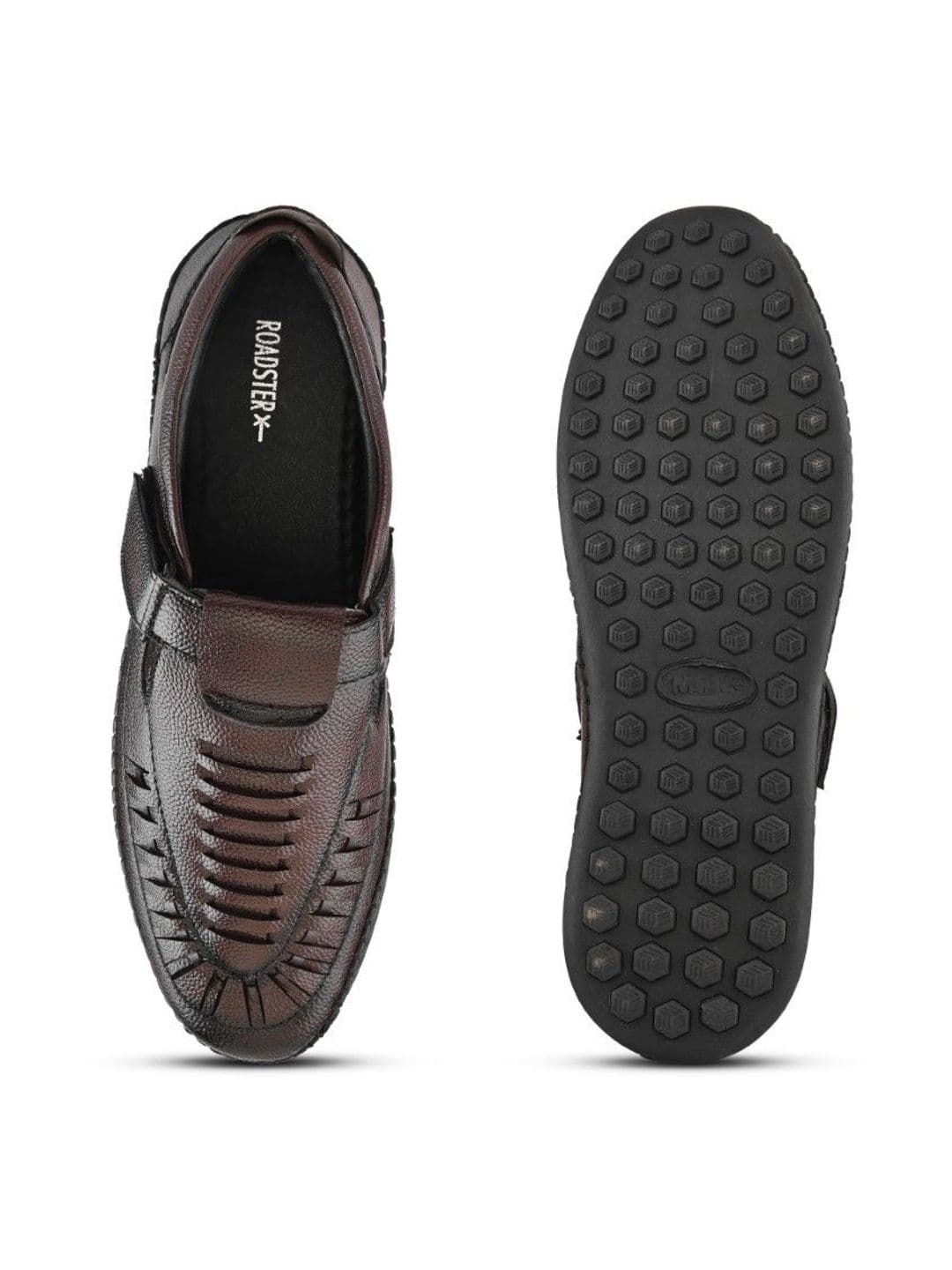 The Roadster Lifestyle Co Men Velcro Fisherman Sandals thumbnail 2