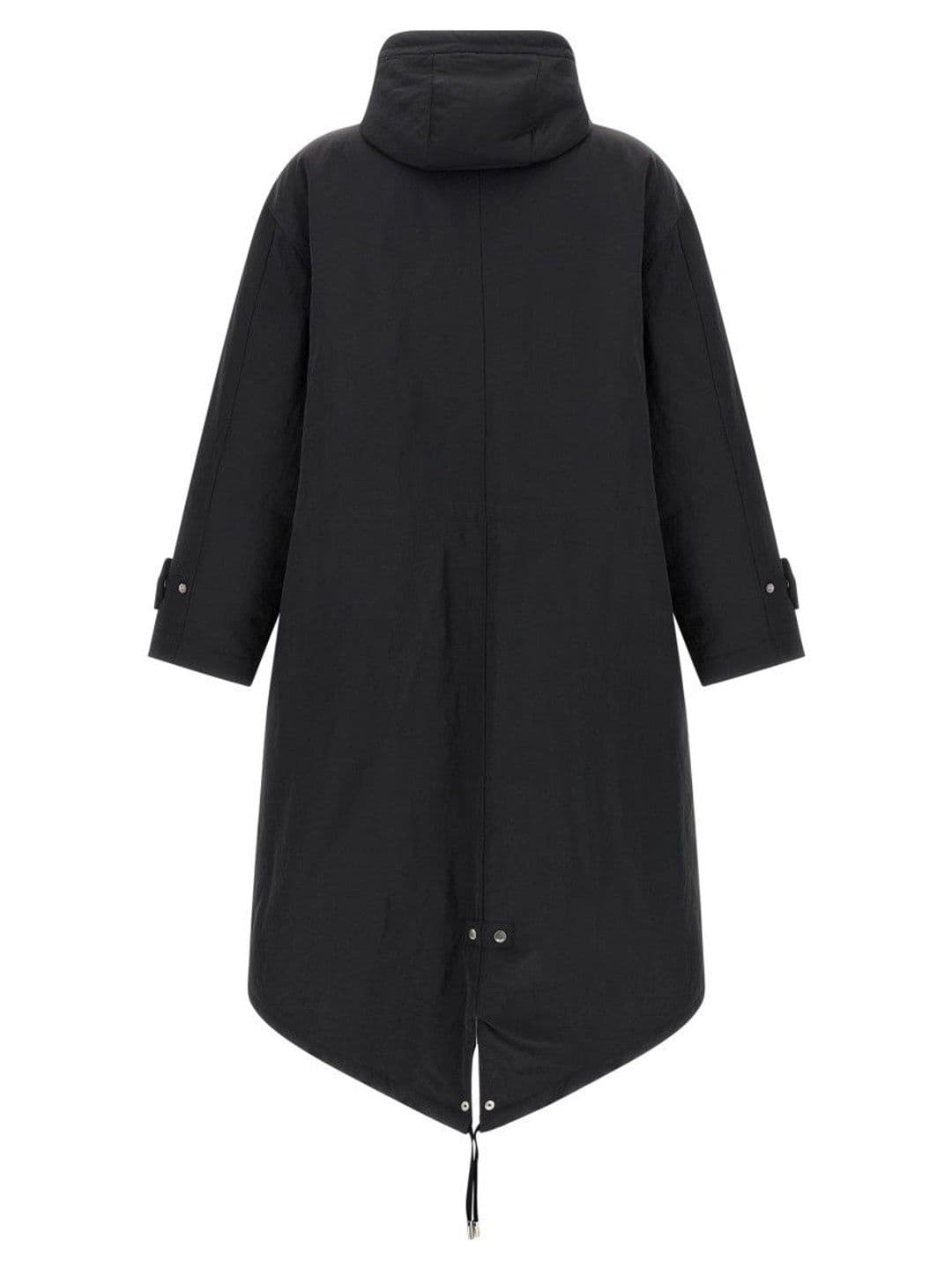 Ami Paris Dark Grey Hooded Long Jacket thumbnail 5