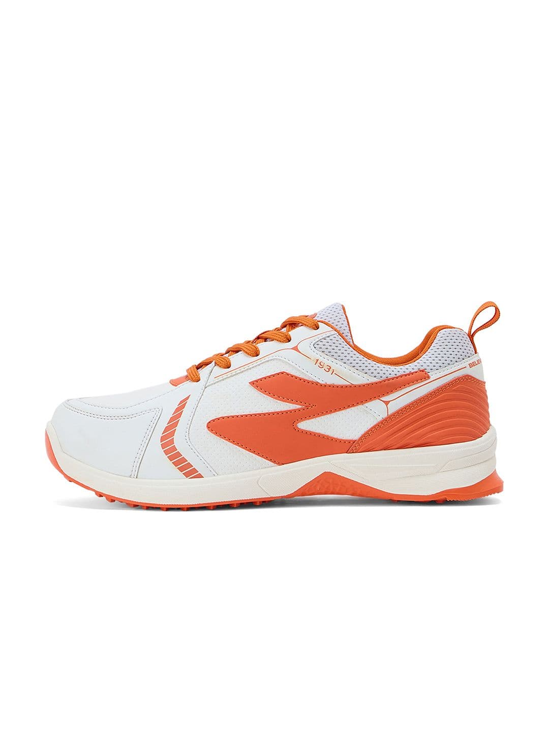 SG Yorker Pro Shoes White-Orange - All Rounder Training & Match Shoes thumbnail 7
