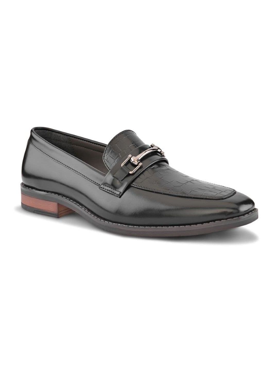 San Frissco Men Synthetic Leather Round Toe Buckle Loafers Formal Shoes thumbnail 6