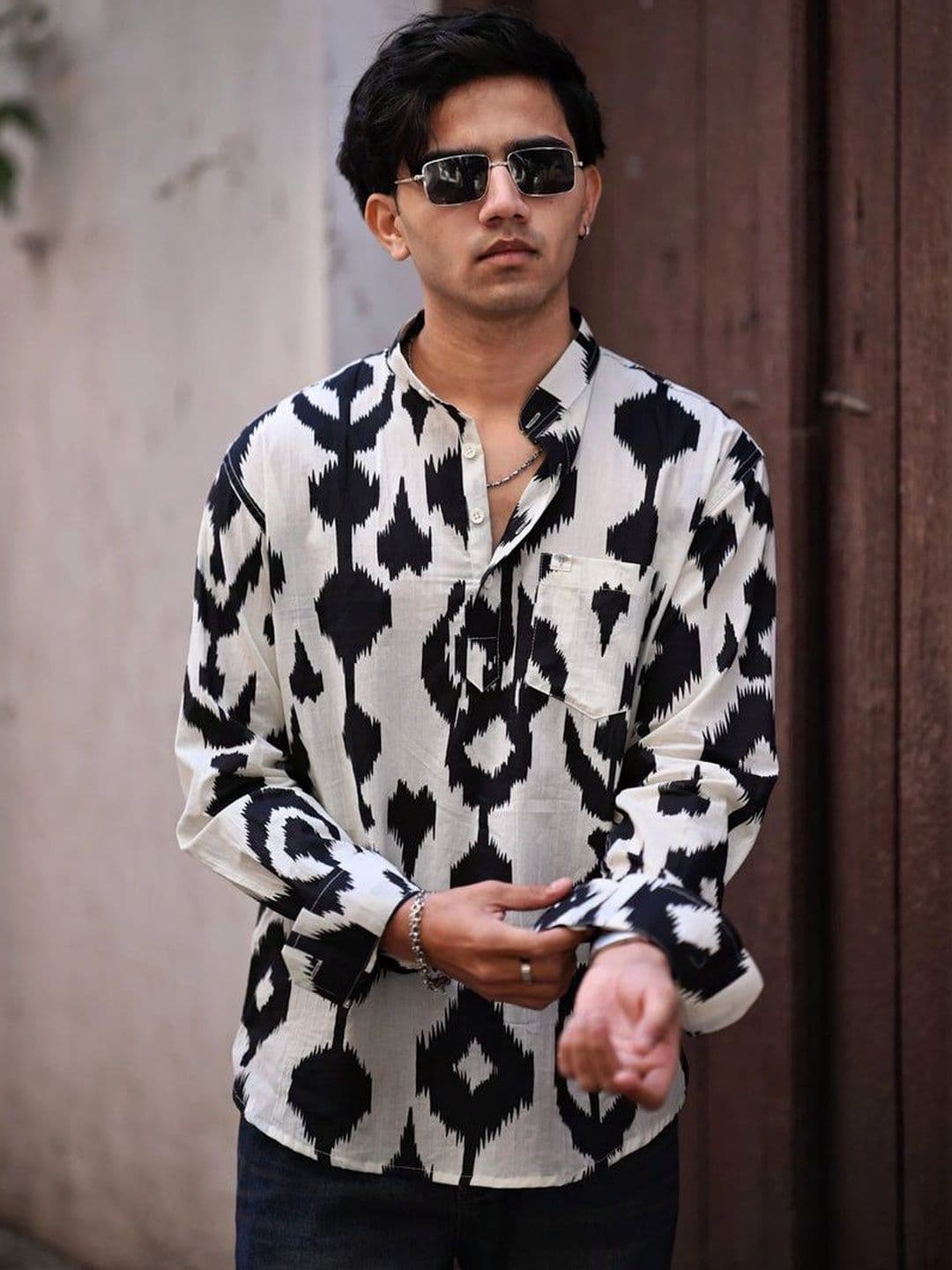 Hues Fab Men Printed Kurta - view 1