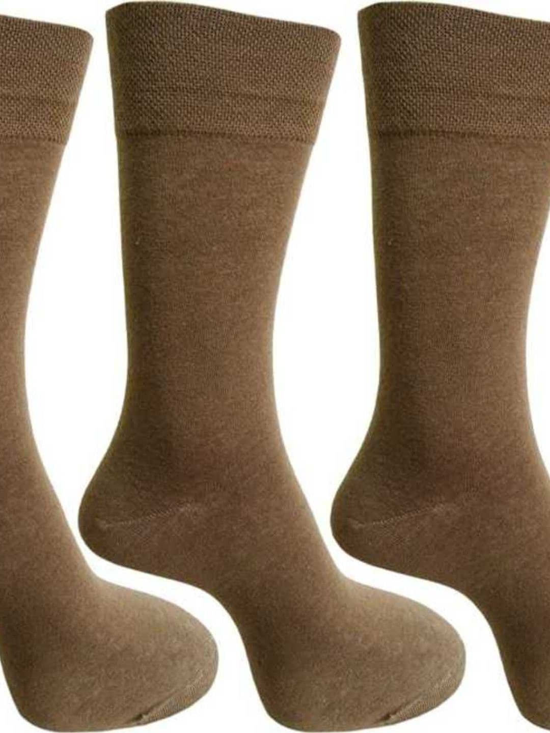 akeet trend Unisex Pack of 3 Cotton Assorted Calf Length Socks thumbnail 3