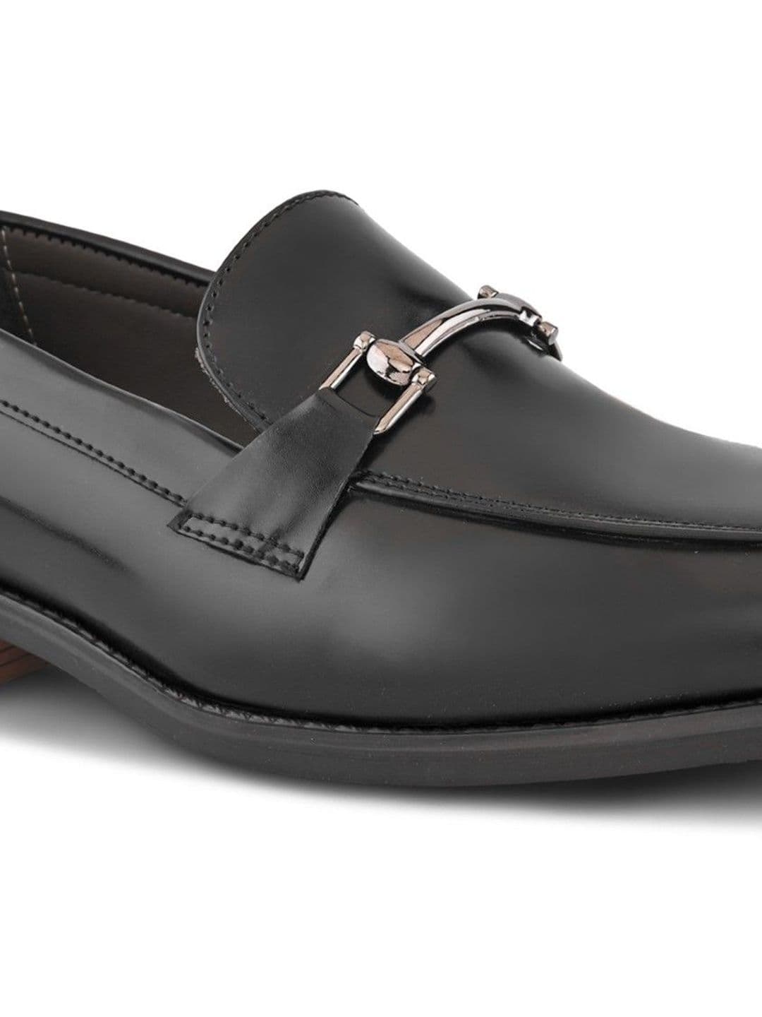 House of Pataudi Men Synthetic Leather Formal Loafers thumbnail 5
