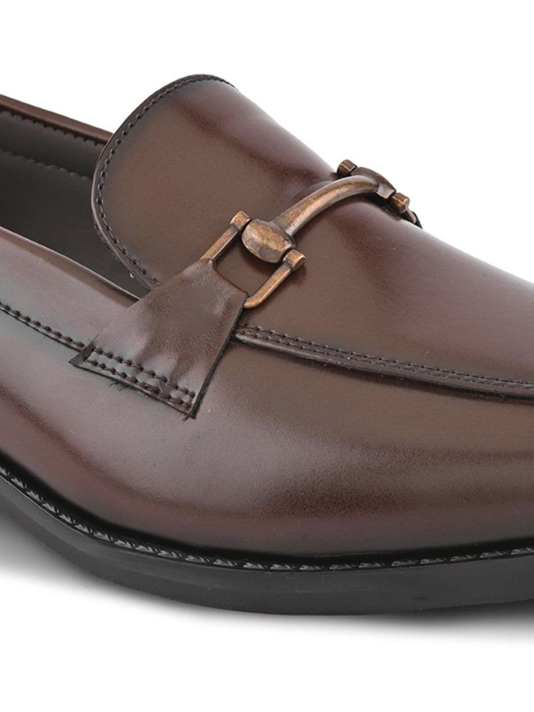 House of Pataudi Men Leather Formal Loafers thumbnail 4