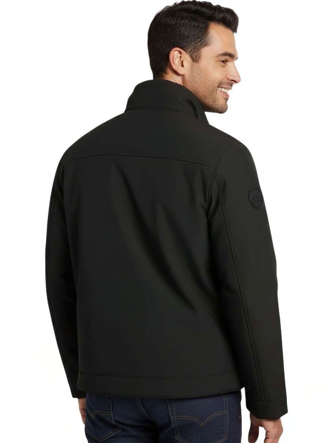 Michael Kors Black High Neck 2-In-1 Jacket thumbnail 4