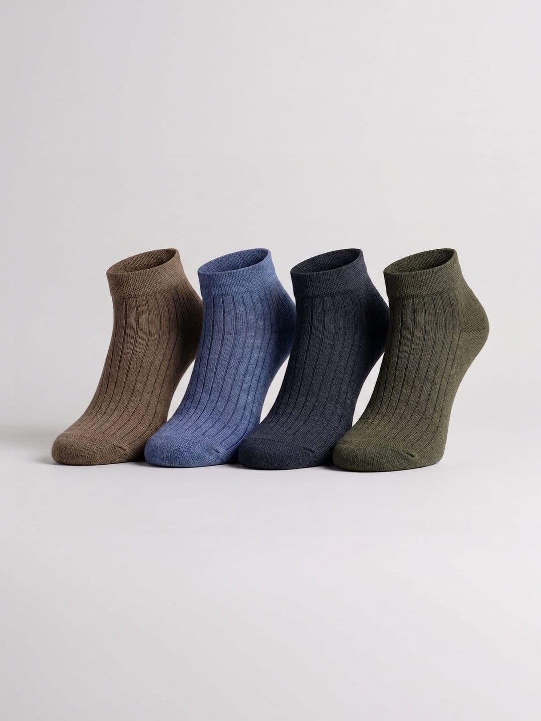 Moda Rapido Men Pack of 4 Cotton Assorted Patterned Above Ankle Socks - view 1