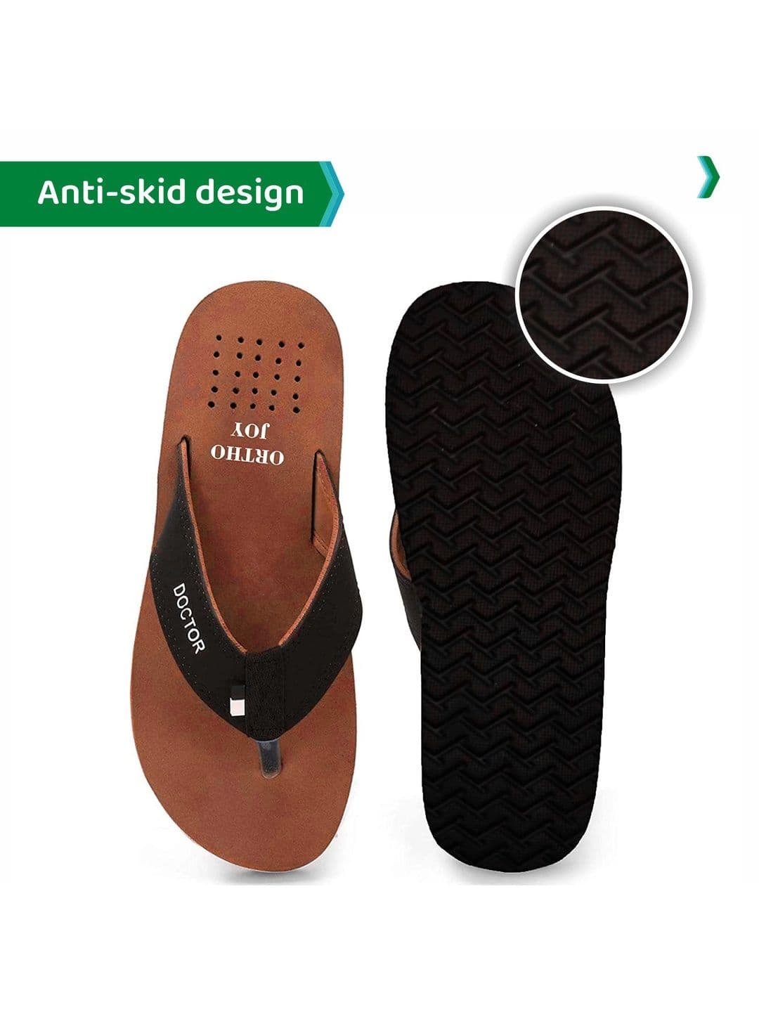 ORTHO JOY Men Thong Flip-Flops thumbnail 4
