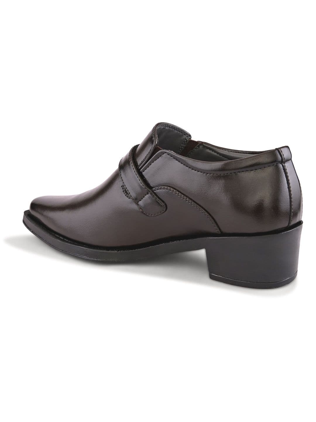 INVICTUS Men Square Toe Slip-On Monk Shoes Formal Shoes thumbnail 2