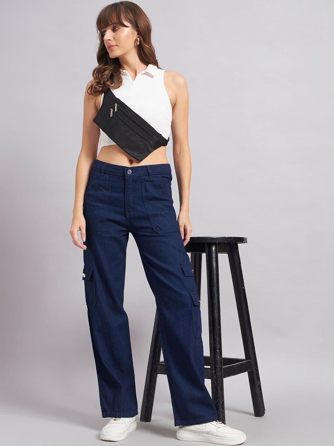 Mast & Harbour Women Comfort Relaxed Fit High-Rise Jeans thumbnail 6
