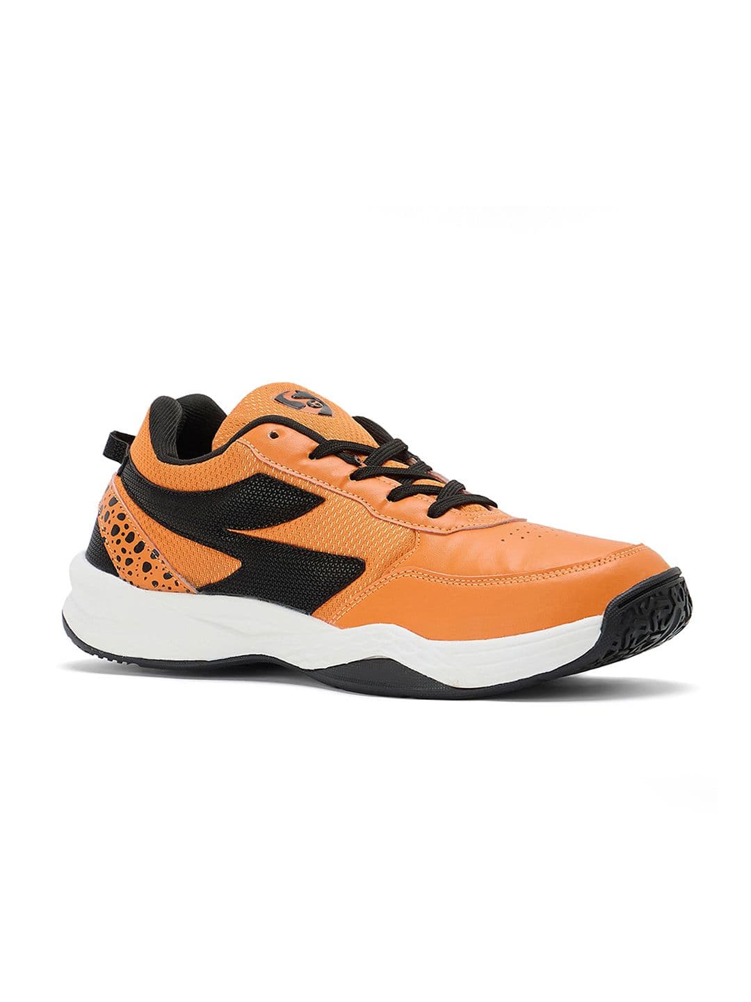 SG Raptor Neon Orange-Black All-court shoes best for Badminton Pickleball & Tennis Shoes - view 1