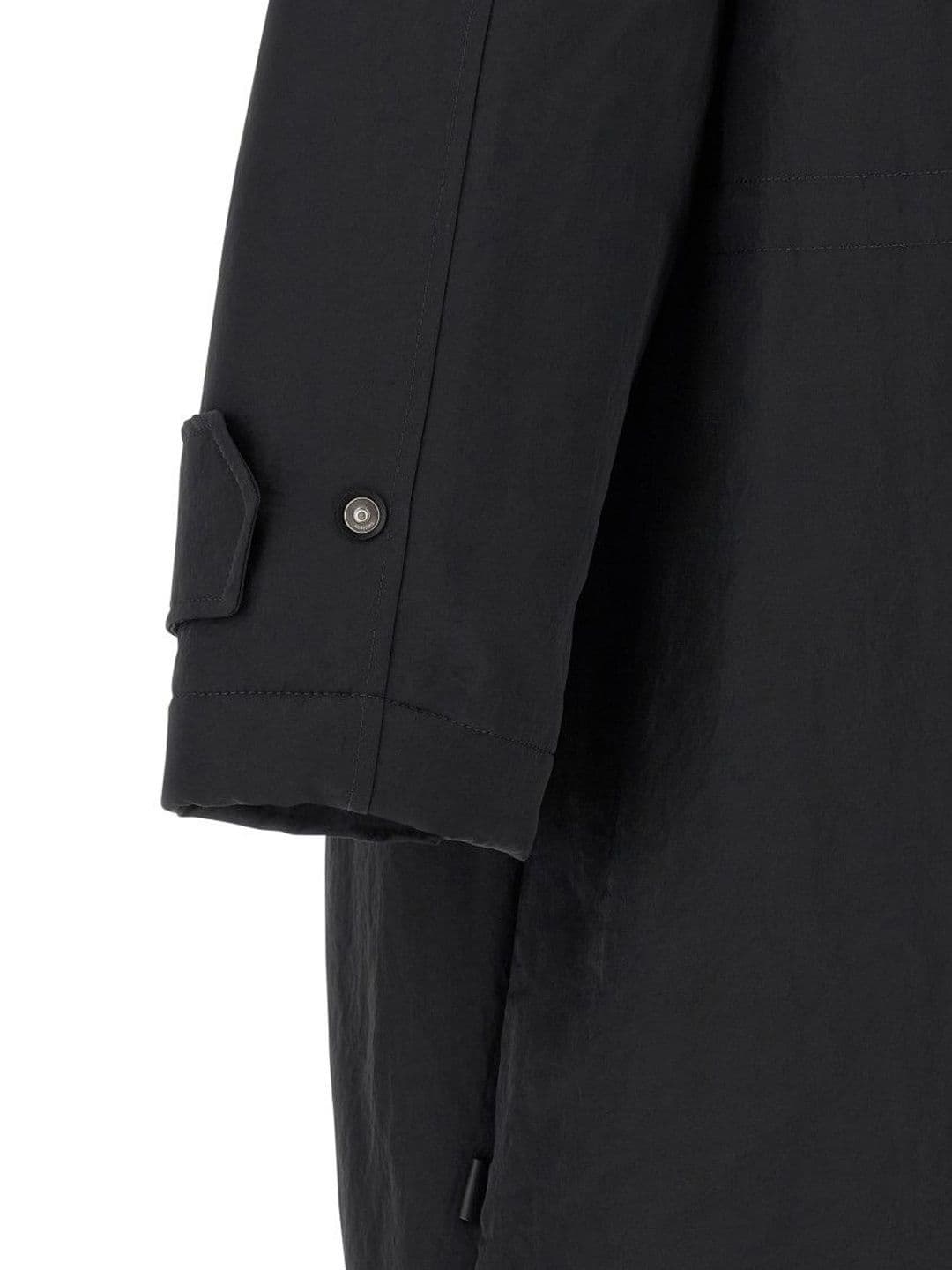 Ami Paris Dark Grey Hooded Long Jacket thumbnail 7