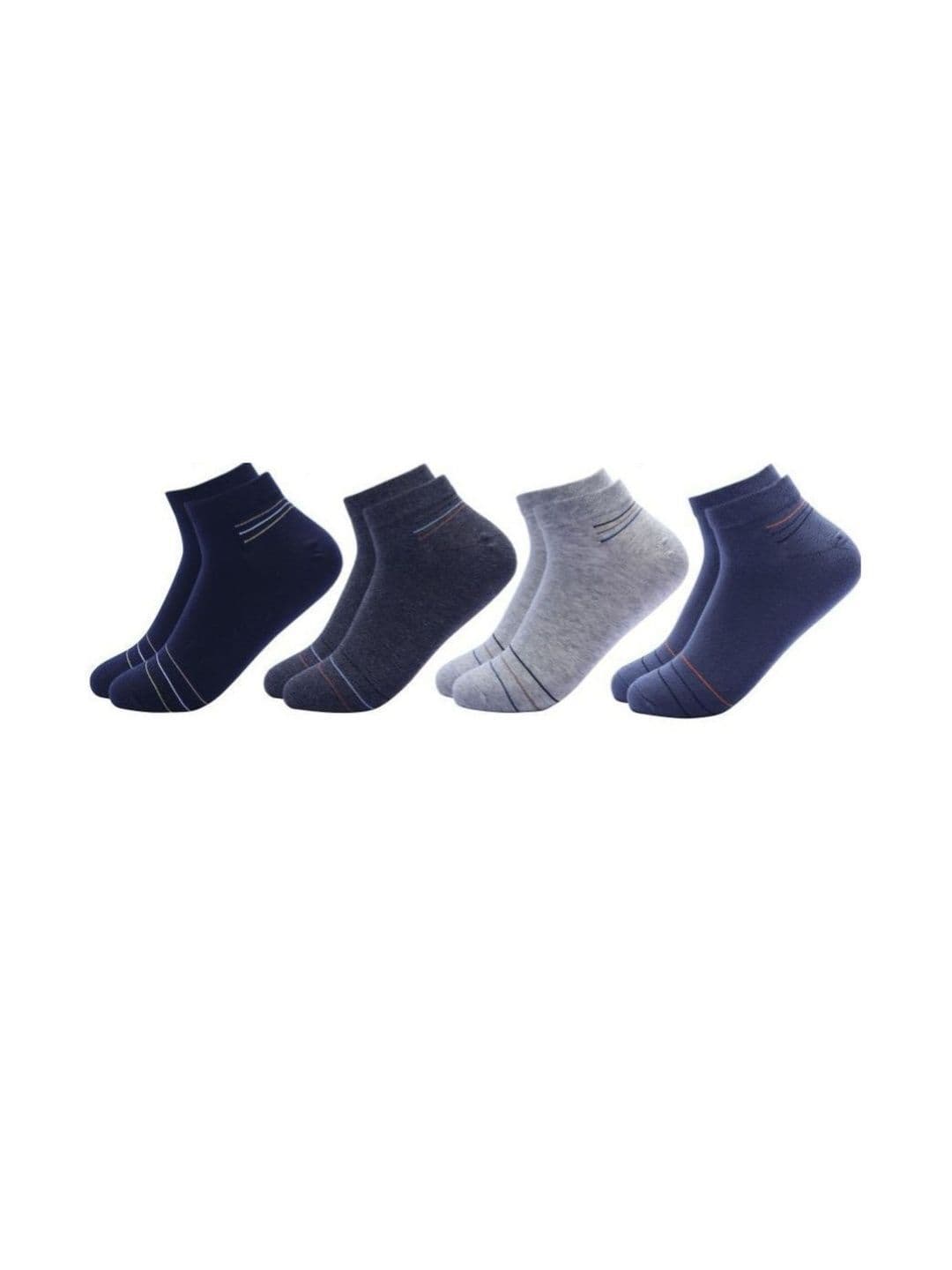 akeet trend Unisex Cotton Assorted Striped Ankle Length Socks - view 1
