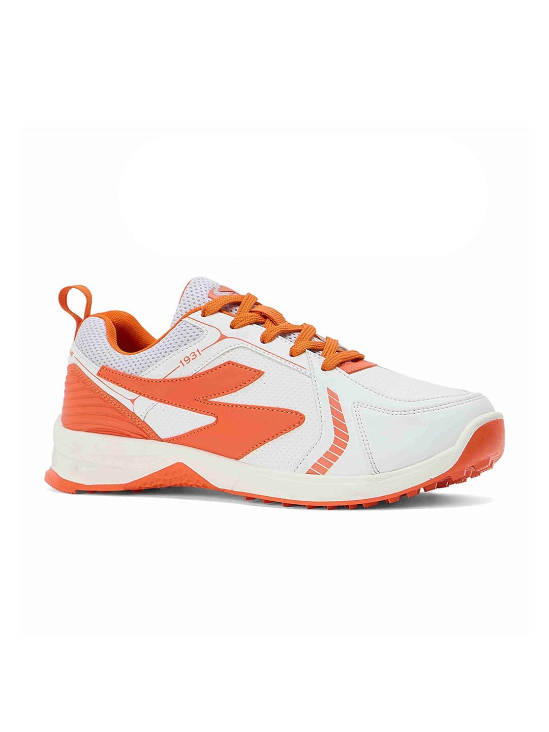 SG Yorker Pro Shoes White-Orange - All Rounder Training & Match Shoes - view 1