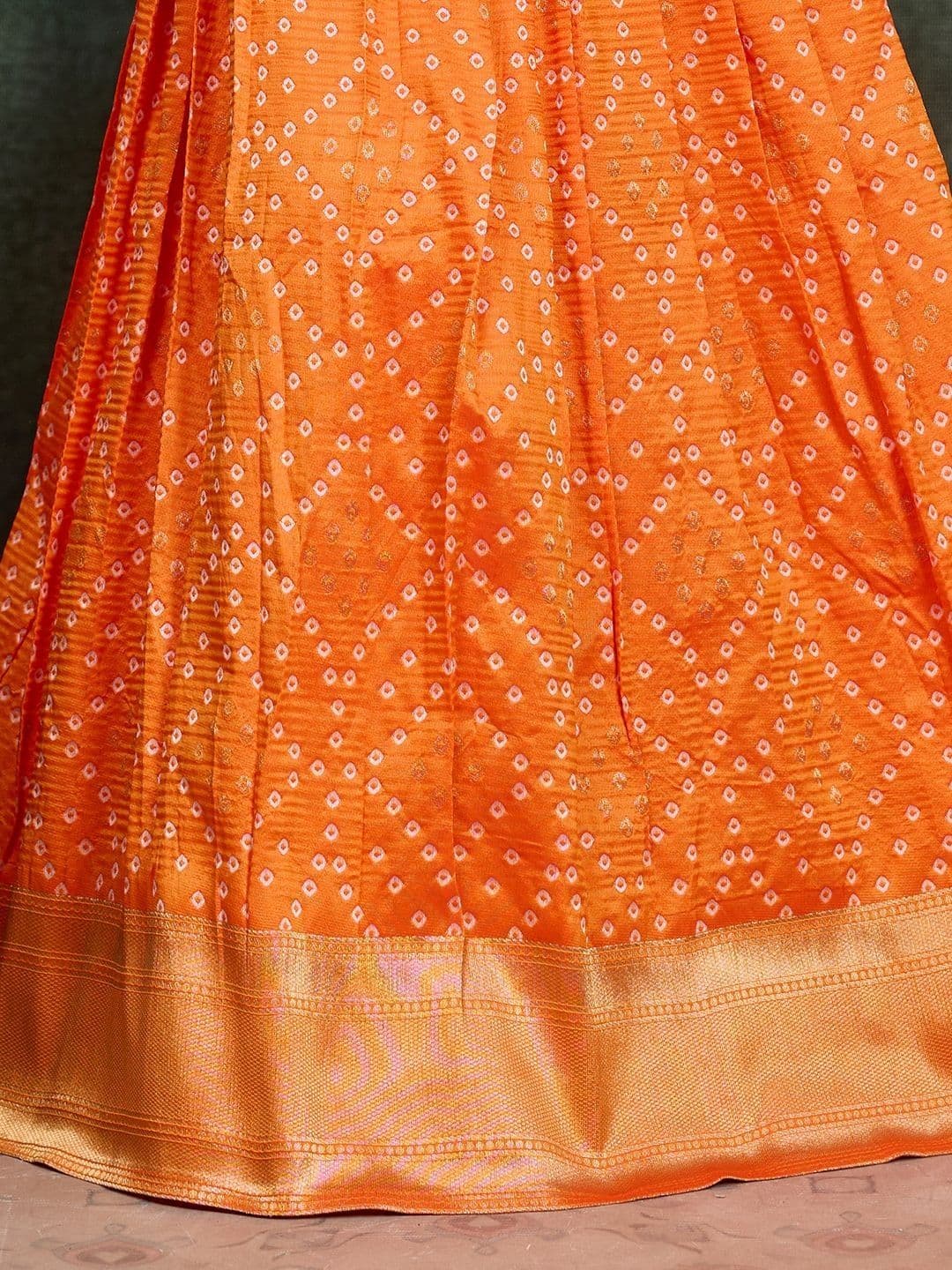 KALINI Girls Embellished Semi-Stitched Lehenga & Choli thumbnail 6