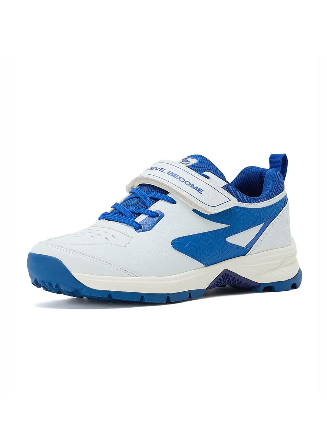SG Century Pace Bowling Shoes White- Blue - Stable Stud EVA Cushion - view 1