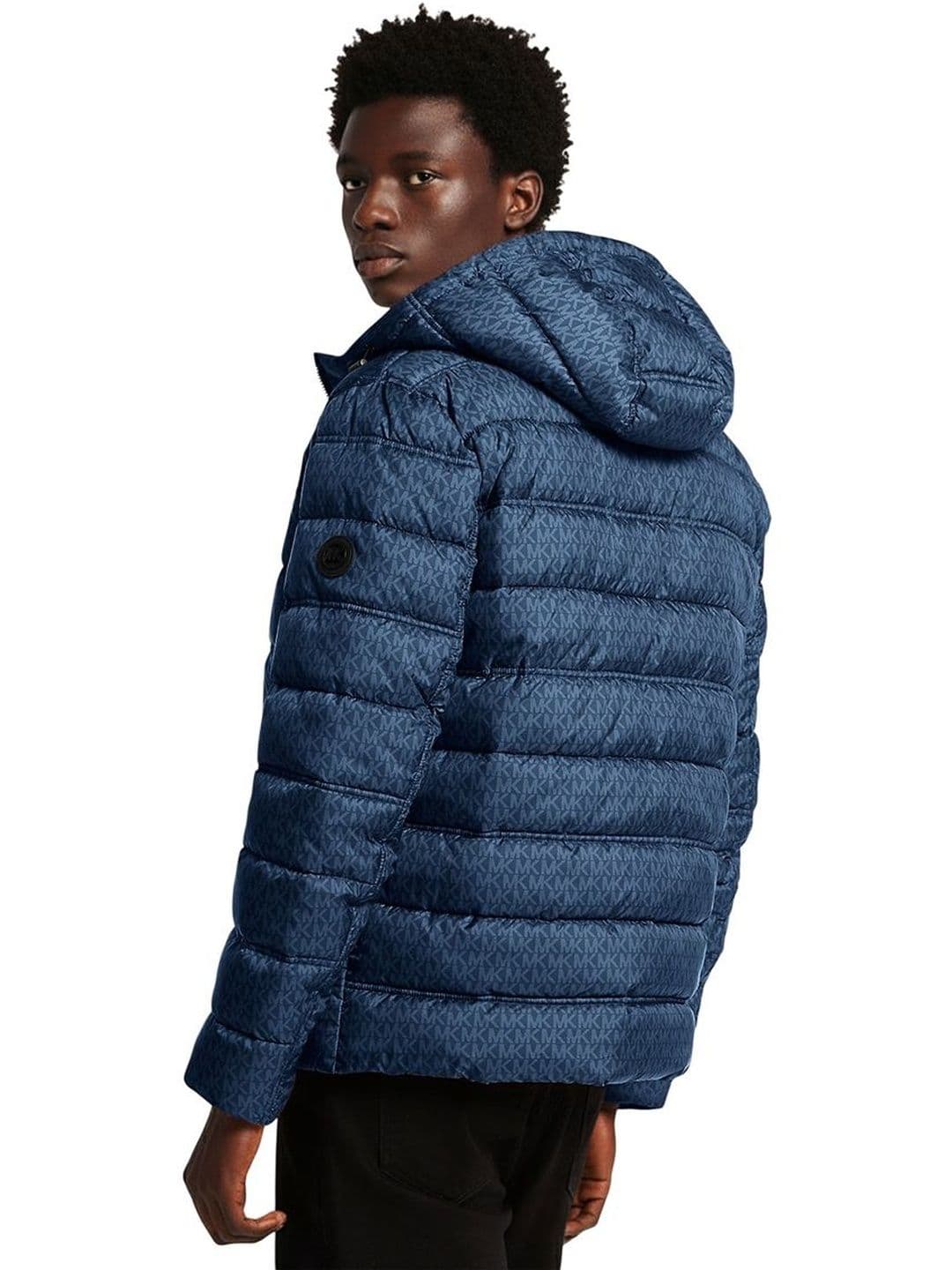 Michael Kors Midnight Blue Logo Reversible Jacket thumbnail 6