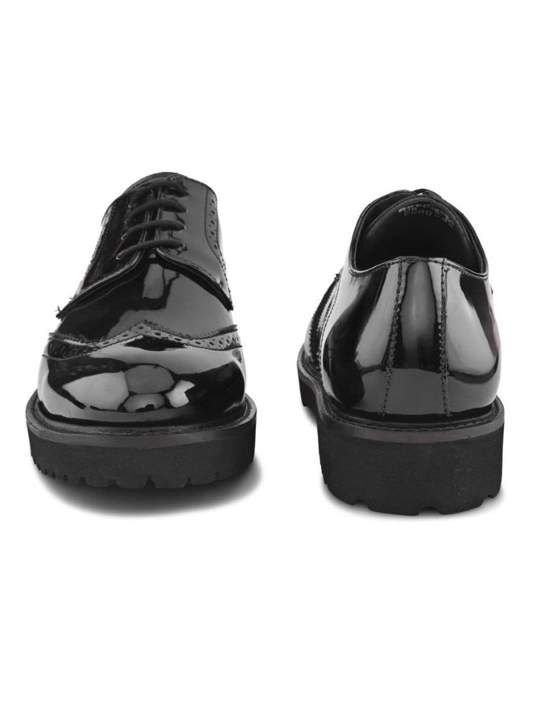 House of Pataudi Men Leather Formal Brogues thumbnail 2