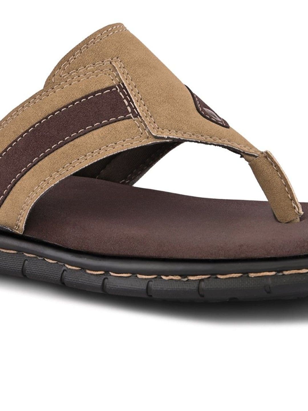The Roadster Lifestyle Co Men T-Strap Slip-On Comfort Sandals thumbnail 3