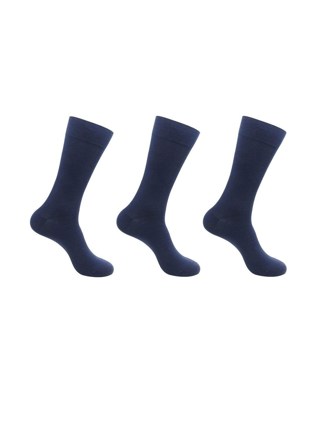 akeet trend Unisex Pack of 3 Cotton Assorted Calf Length Socks - view 1
