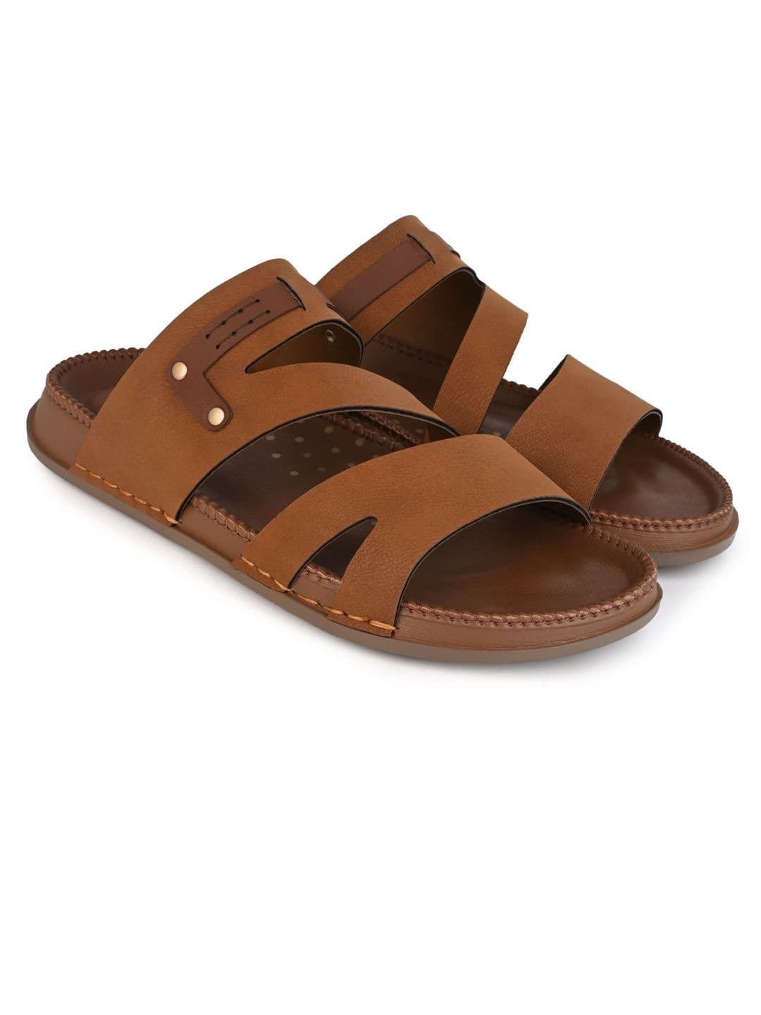 The Roadster Lifestyle Co Men Lightweight Slip-On Comfort Sandals thumbnail 3