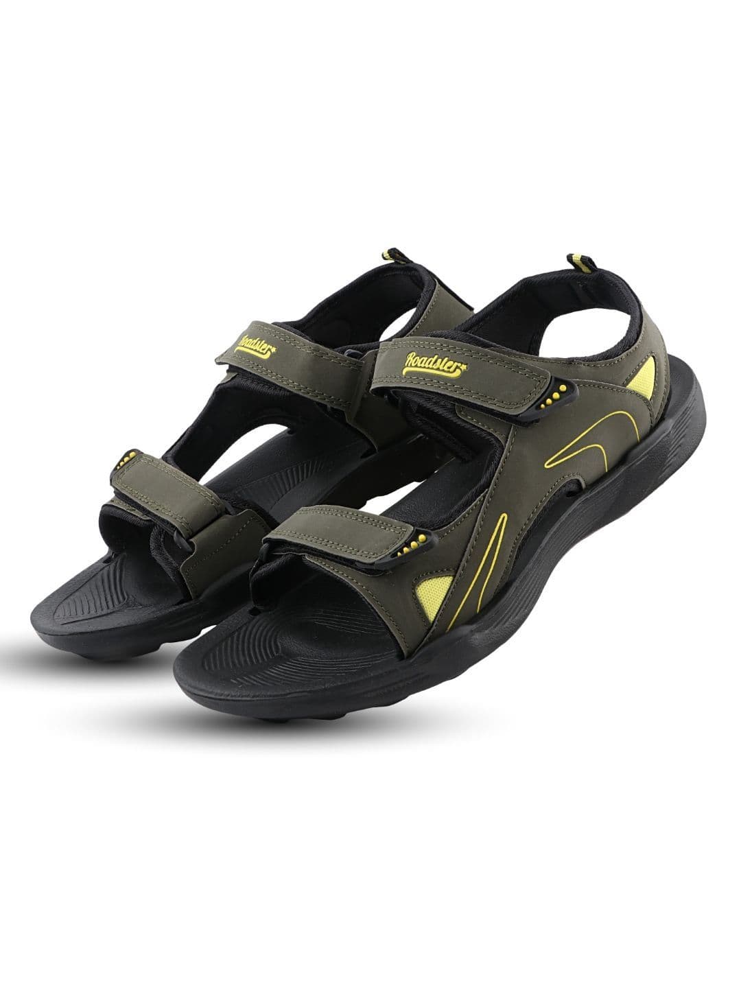 The Roadster Lifestyle Co Men Velcro Sports Sandals thumbnail 5
