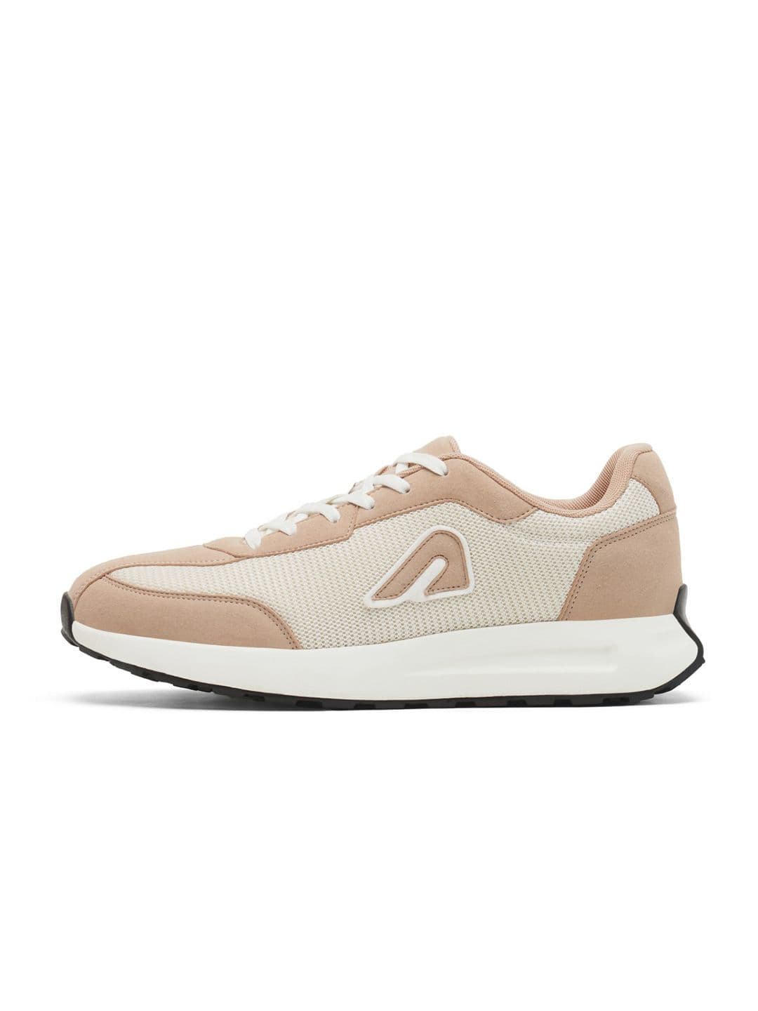 BOLDFIT Men Beige White Trackman Sneakers Shoes thumbnail 4