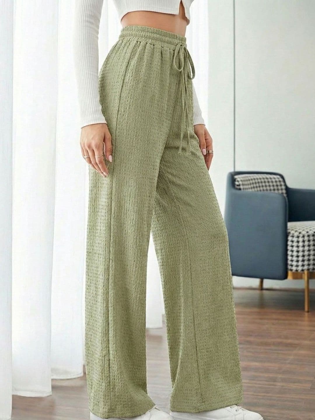 SAVYO Women Flared Palazzos thumbnail 3