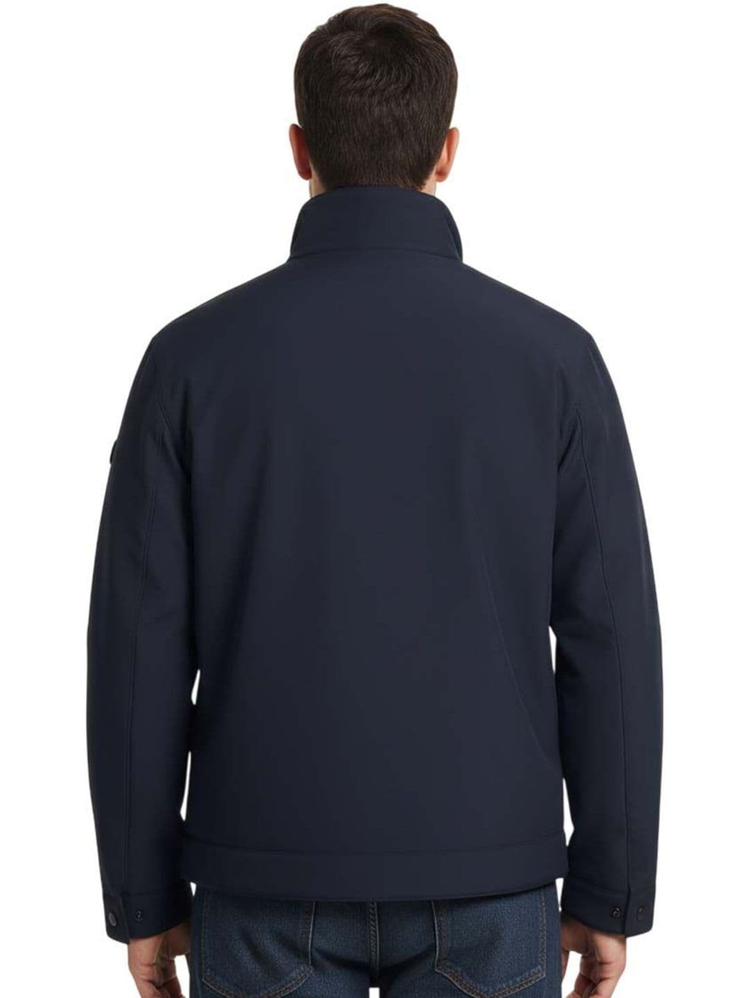 Michael Kors Midnight Blue High Neck 2-In-1 Jacket thumbnail 3