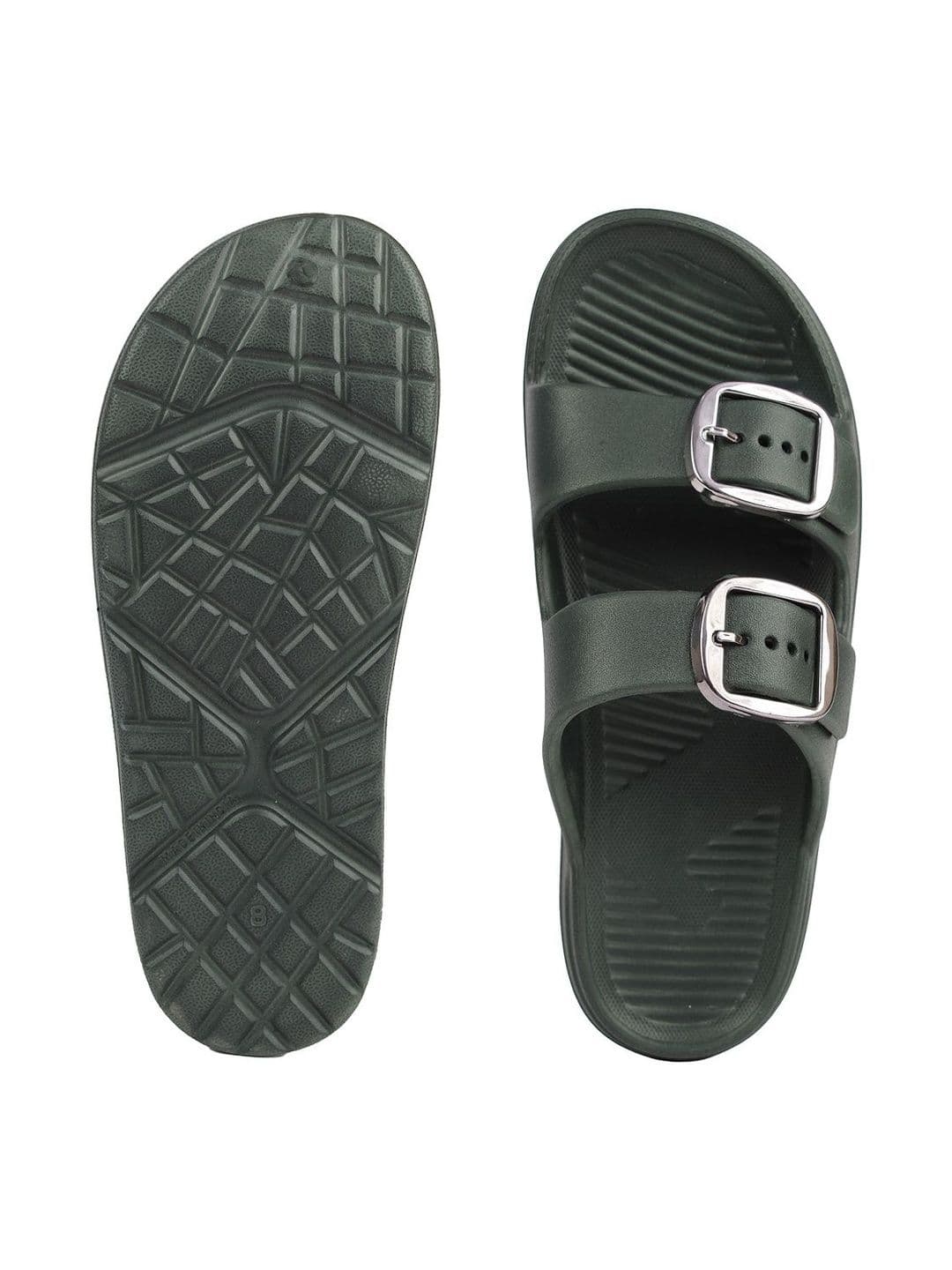 Carlton London Men Solid Regular Sliders thumbnail 4