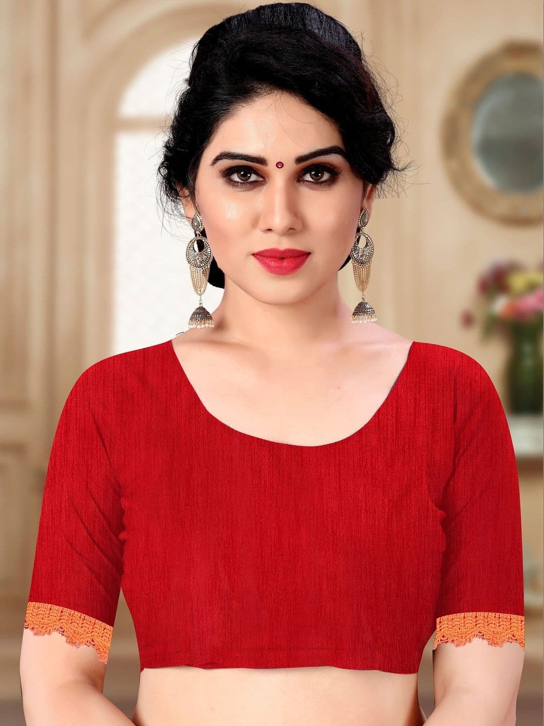 Traditional Villa Ombre Beads and Stones Pure Georgette Designer Banarasi Saree thumbnail 5