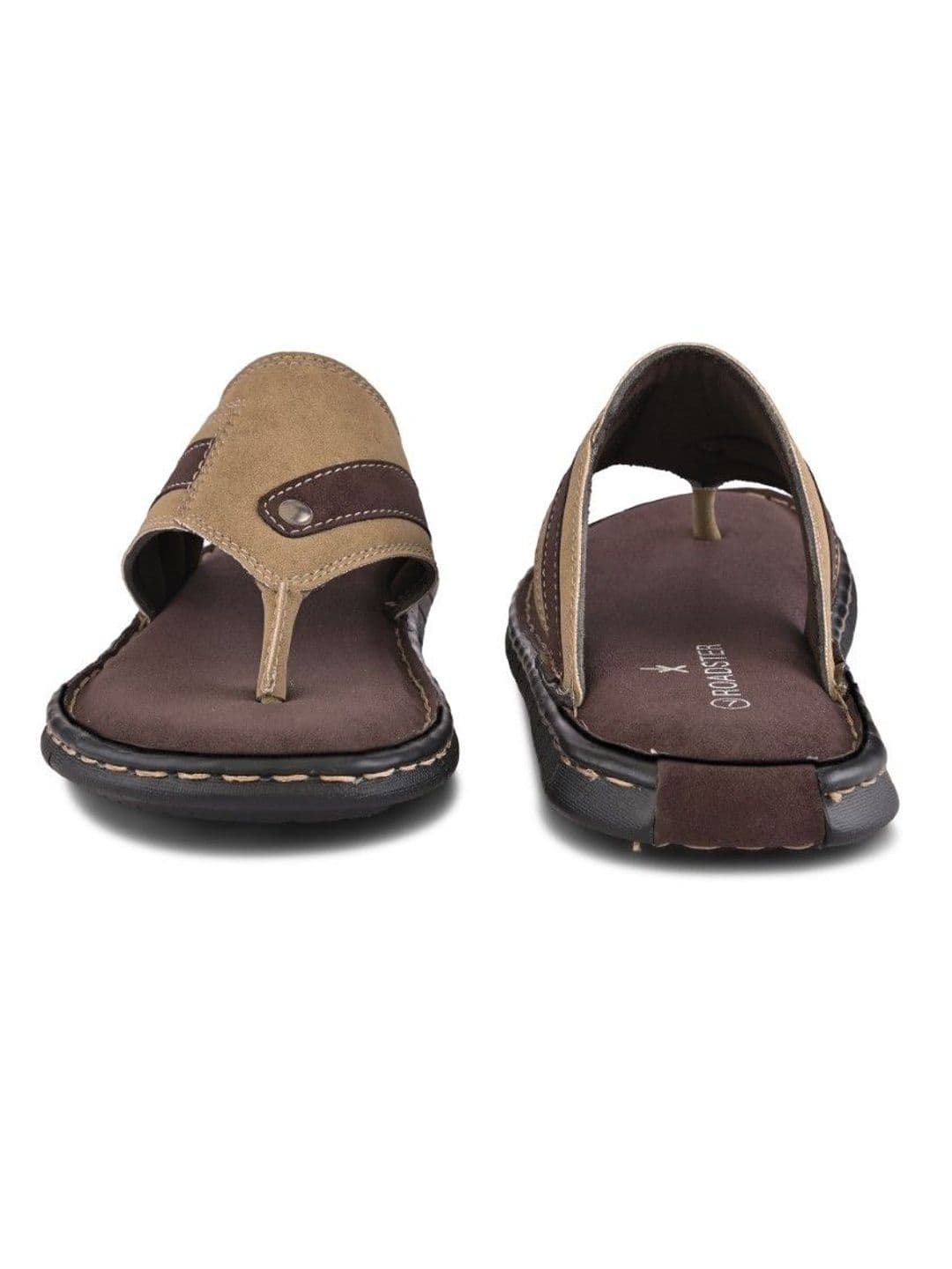 The Roadster Lifestyle Co Men T-Strap Slip-On Comfort Sandals thumbnail 5