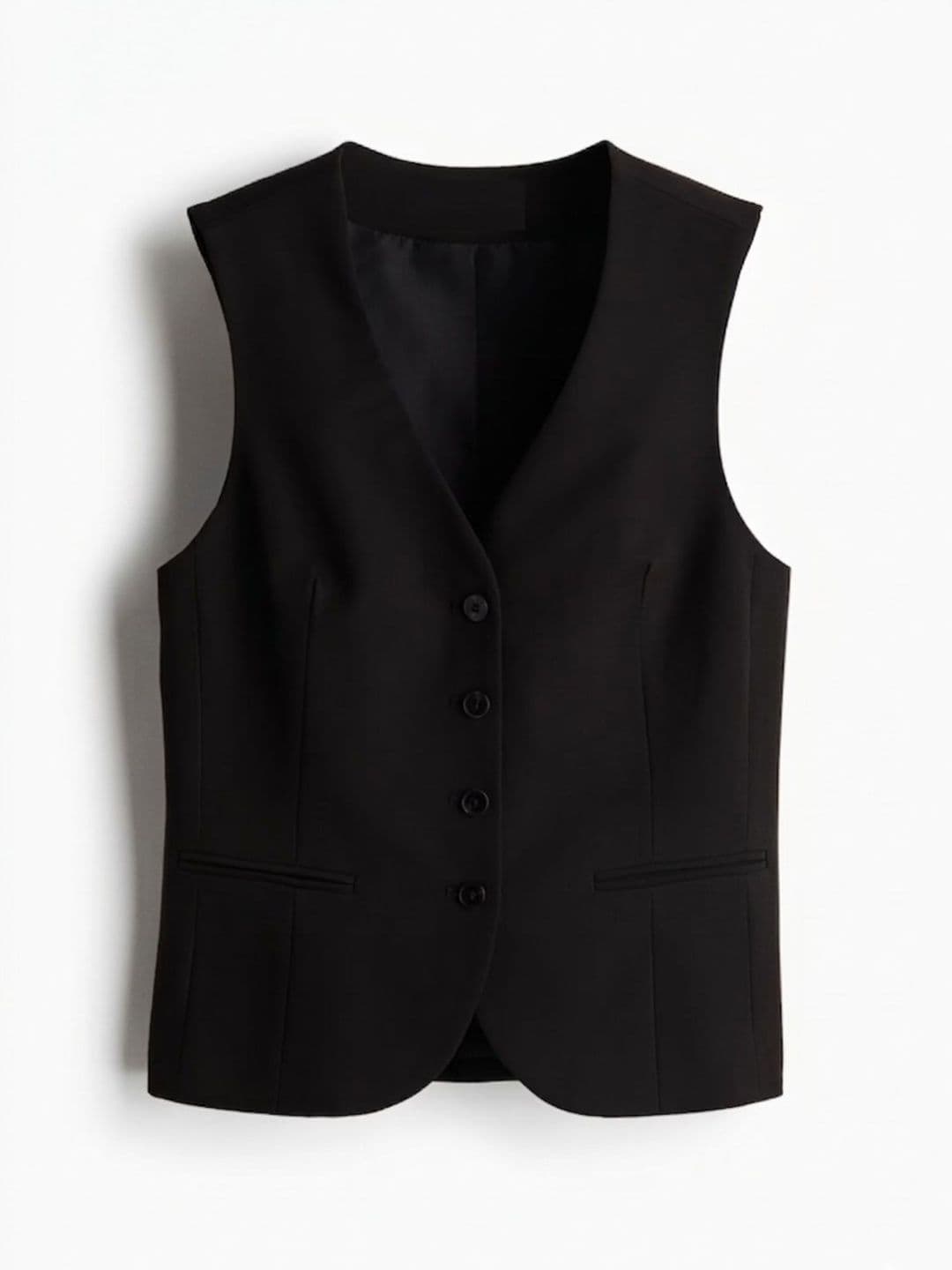 The Roadster Lifestyle Co Sleeveless Slim Fit Waistcoat thumbnail 5