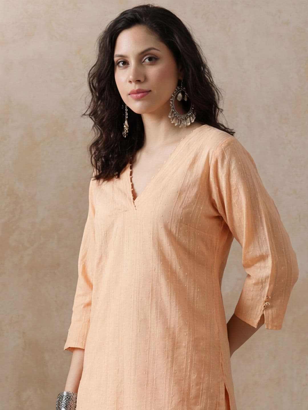 Anouk Women Regular Pure Cotton Kurti with Salwar thumbnail 6