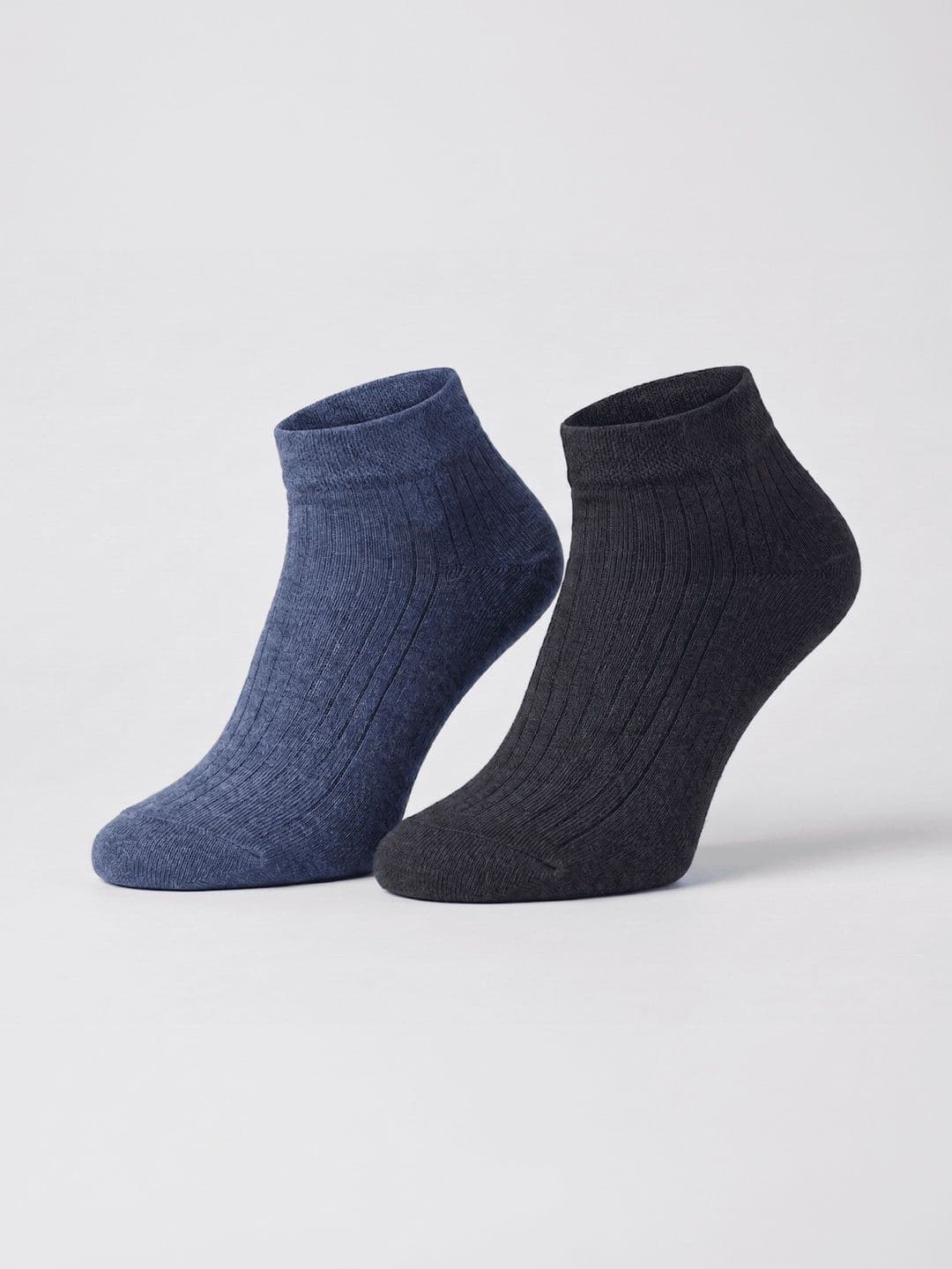 SZN Unisex Pack of 2 Cotton Assorted Patterned Ankle Length Socks - view 1