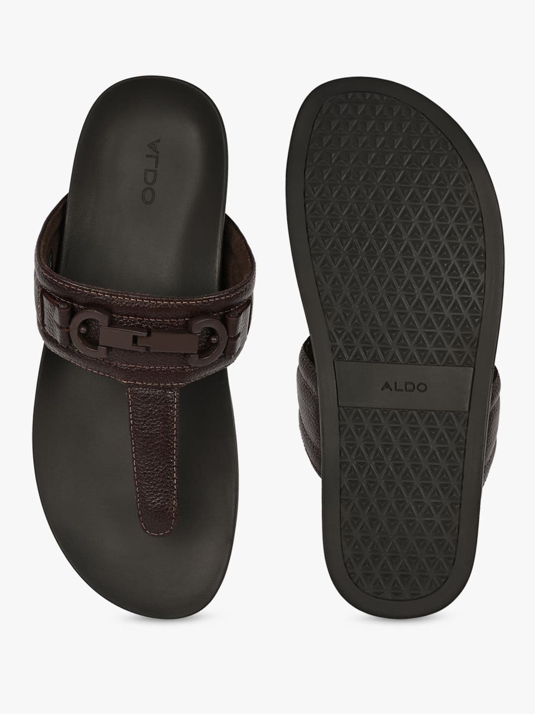 ALDO Men Leather Comfort Sandals thumbnail 6