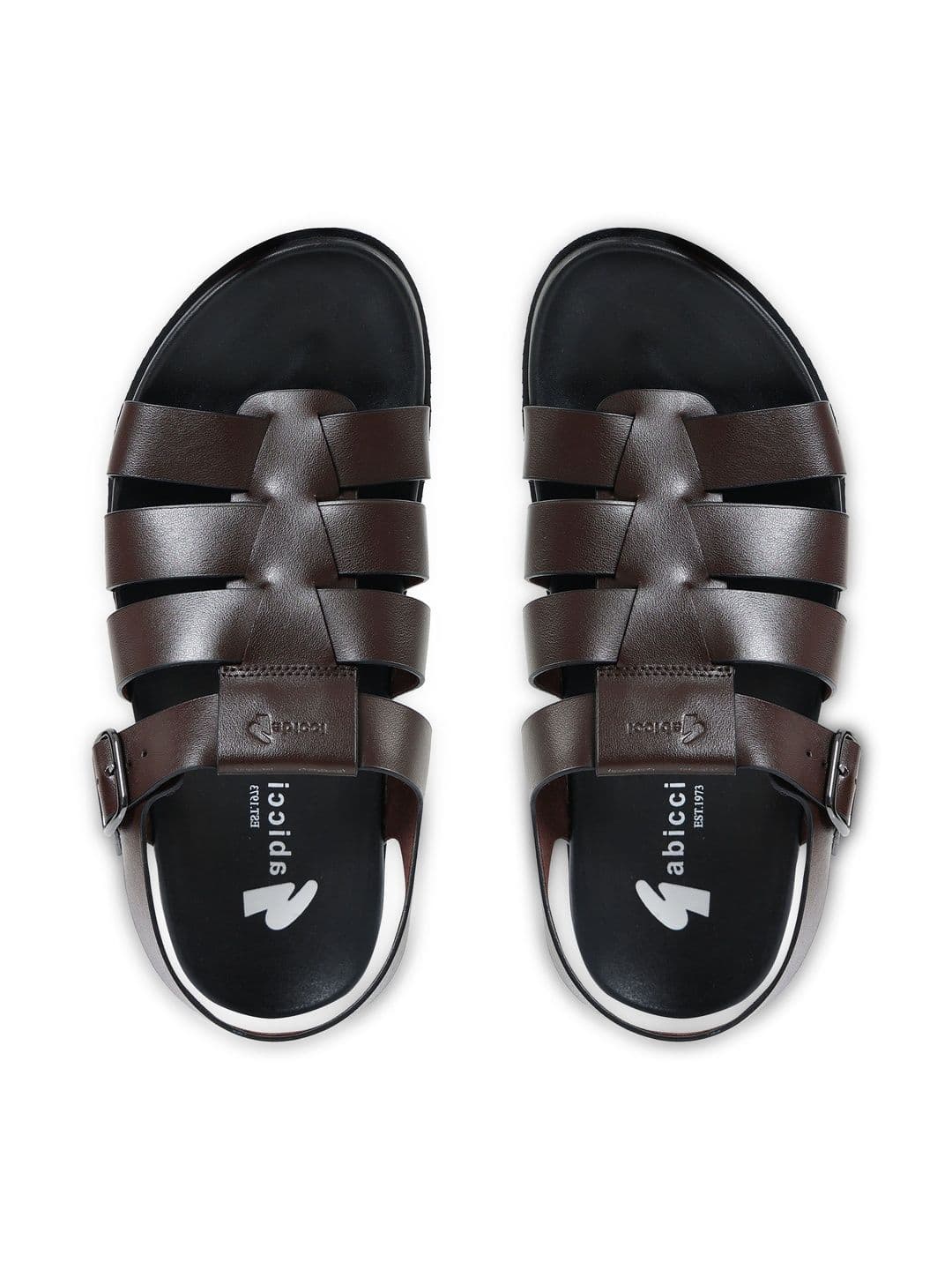 GABICCI Men Leather Gladiators Sandals thumbnail 3