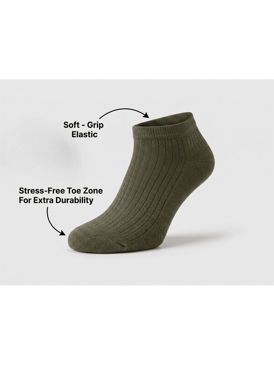 Moda Rapido Men Pack of 2 Cotton Assorted Ankle Length Socks thumbnail 2